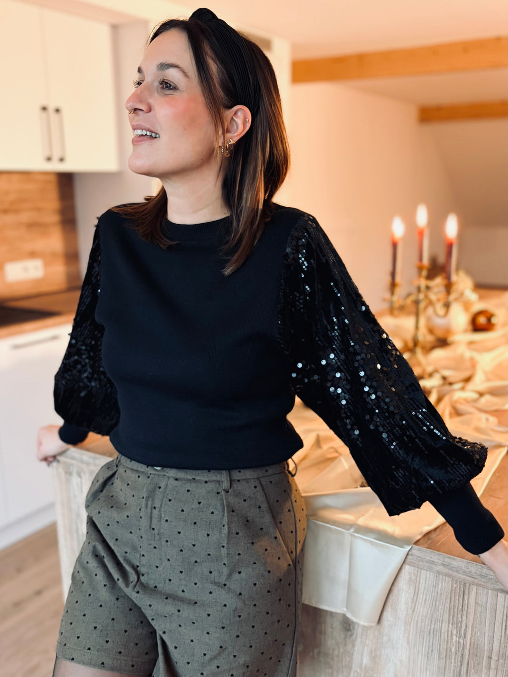 Notre pull PALOMA noir