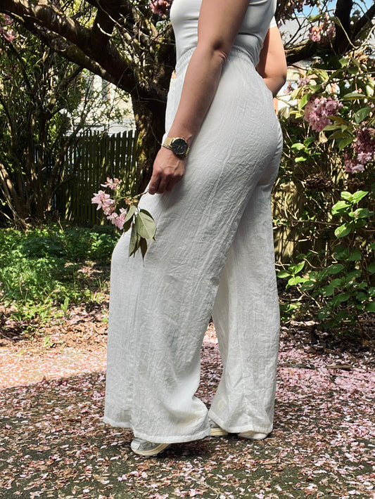 Pantalon NEHUDA blanc