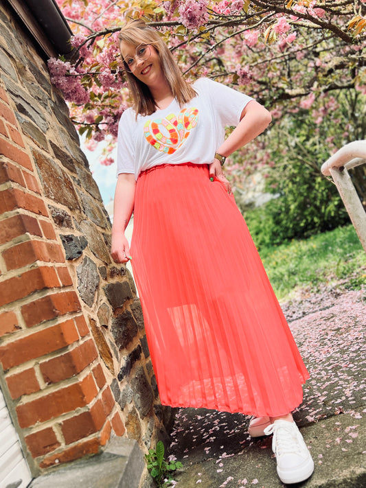 Jupe CHARLIE corail