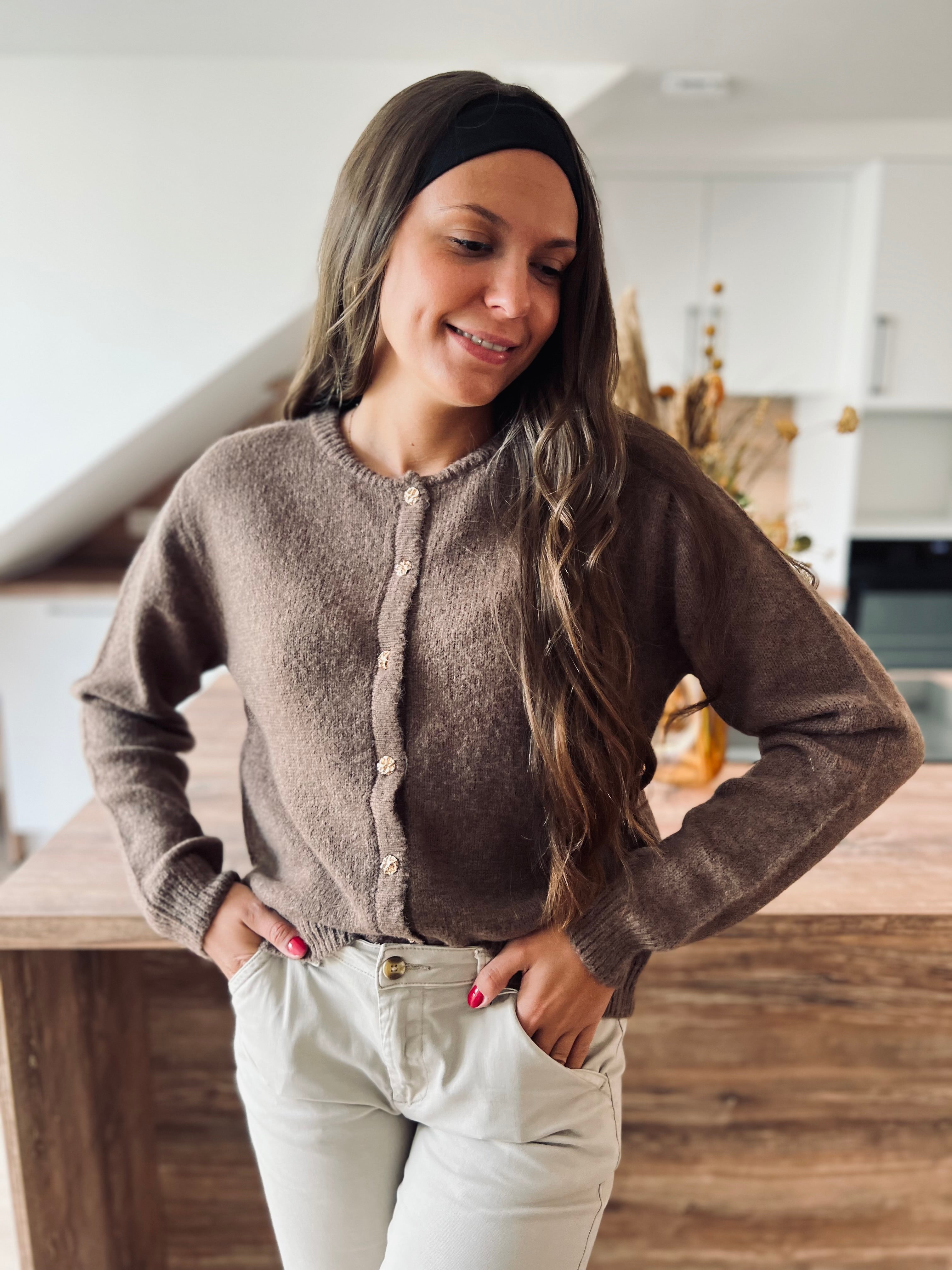 Notre gilet CASEY Coffee