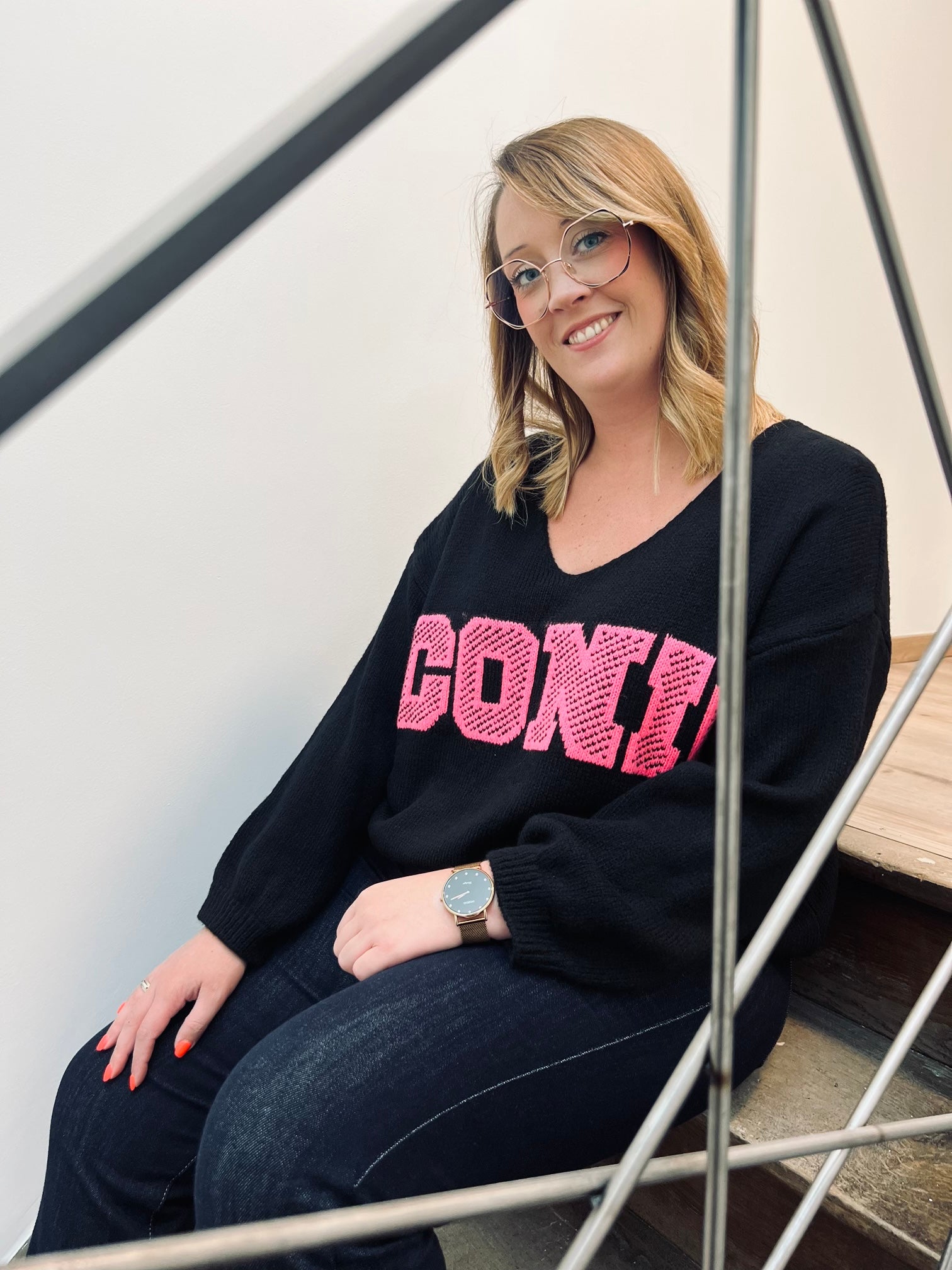 Notre pull « ICONIC » noir