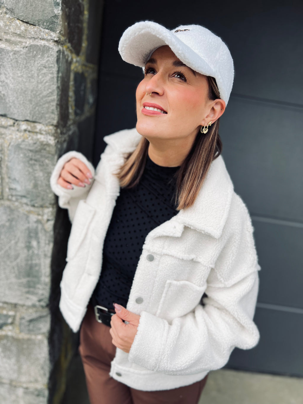 Notre casquette TEDDY blanche