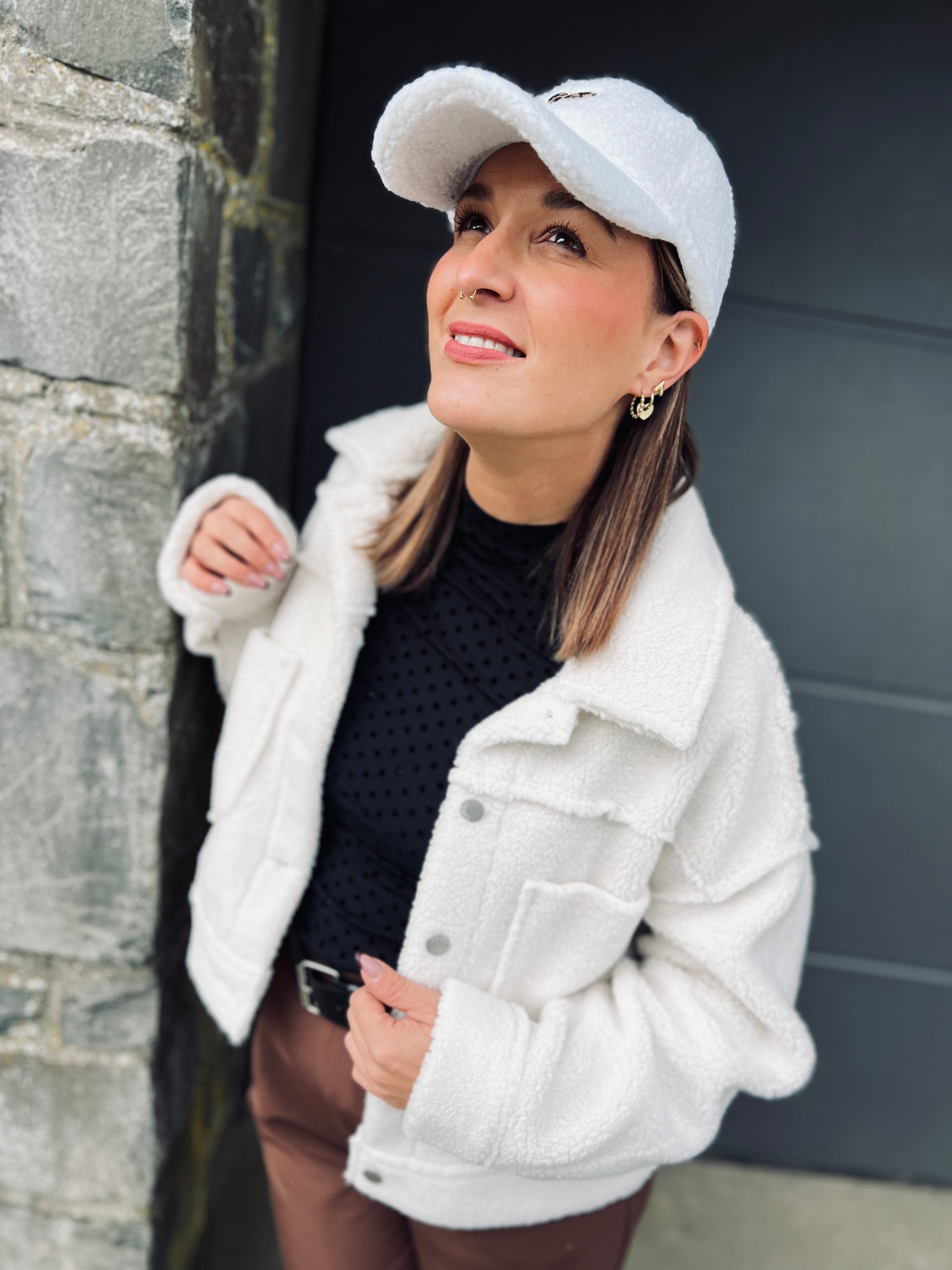 Notre casquette TEDDY blanche