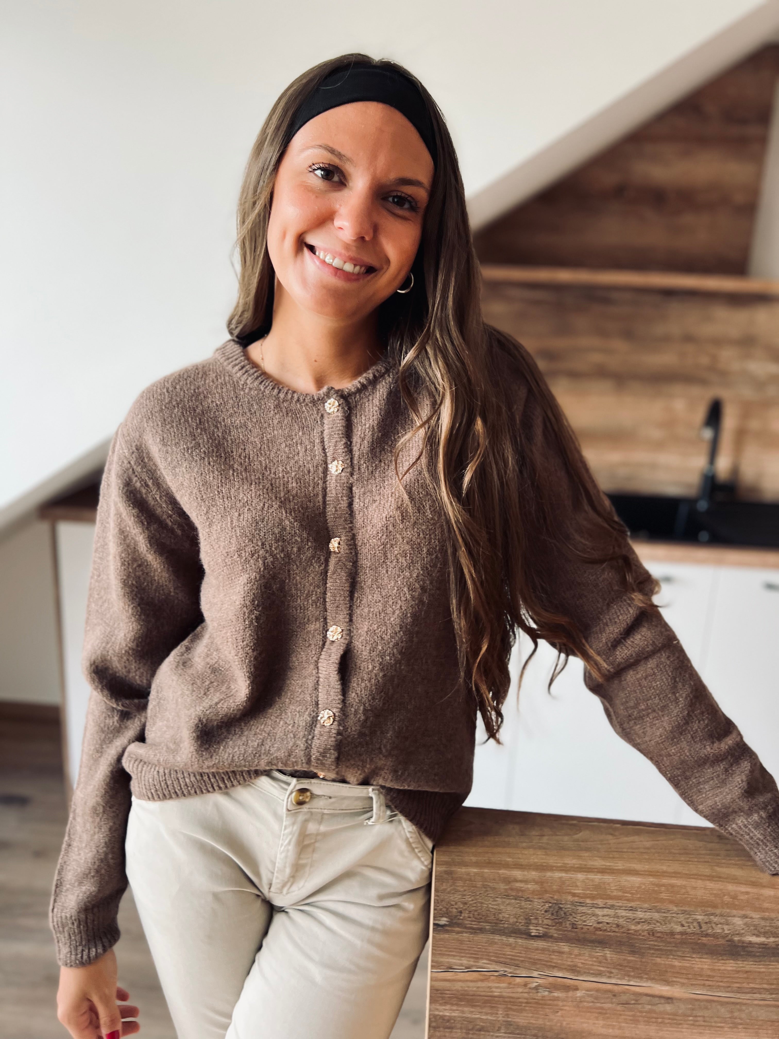 Notre gilet CASEY Coffee