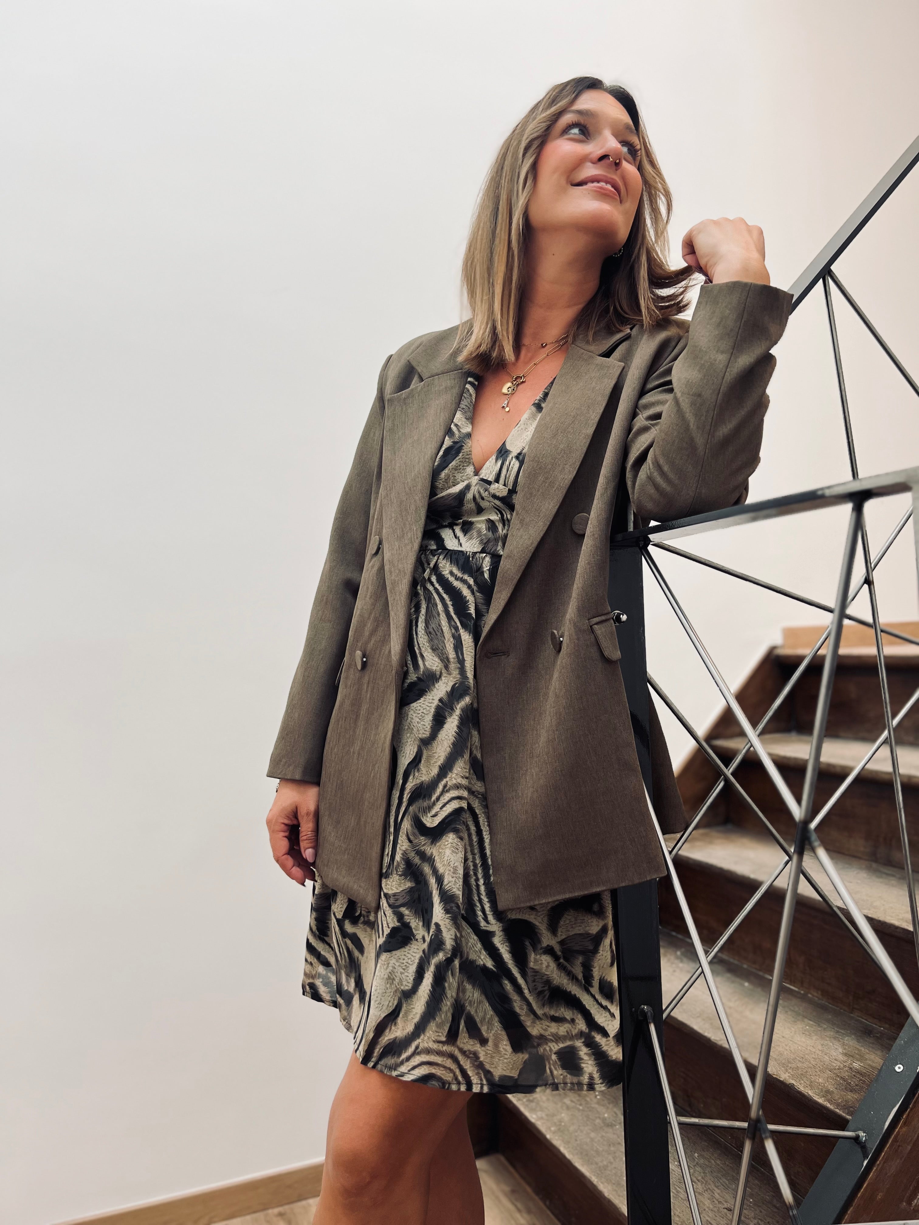 Notre blazer oversize MEGHAN taupe