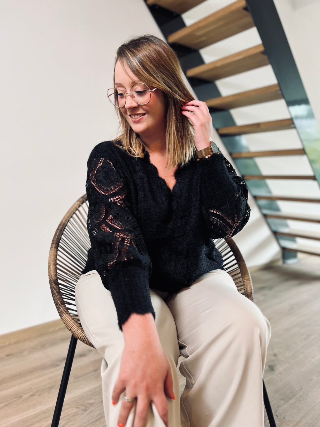 Notre gilet GIGI noir