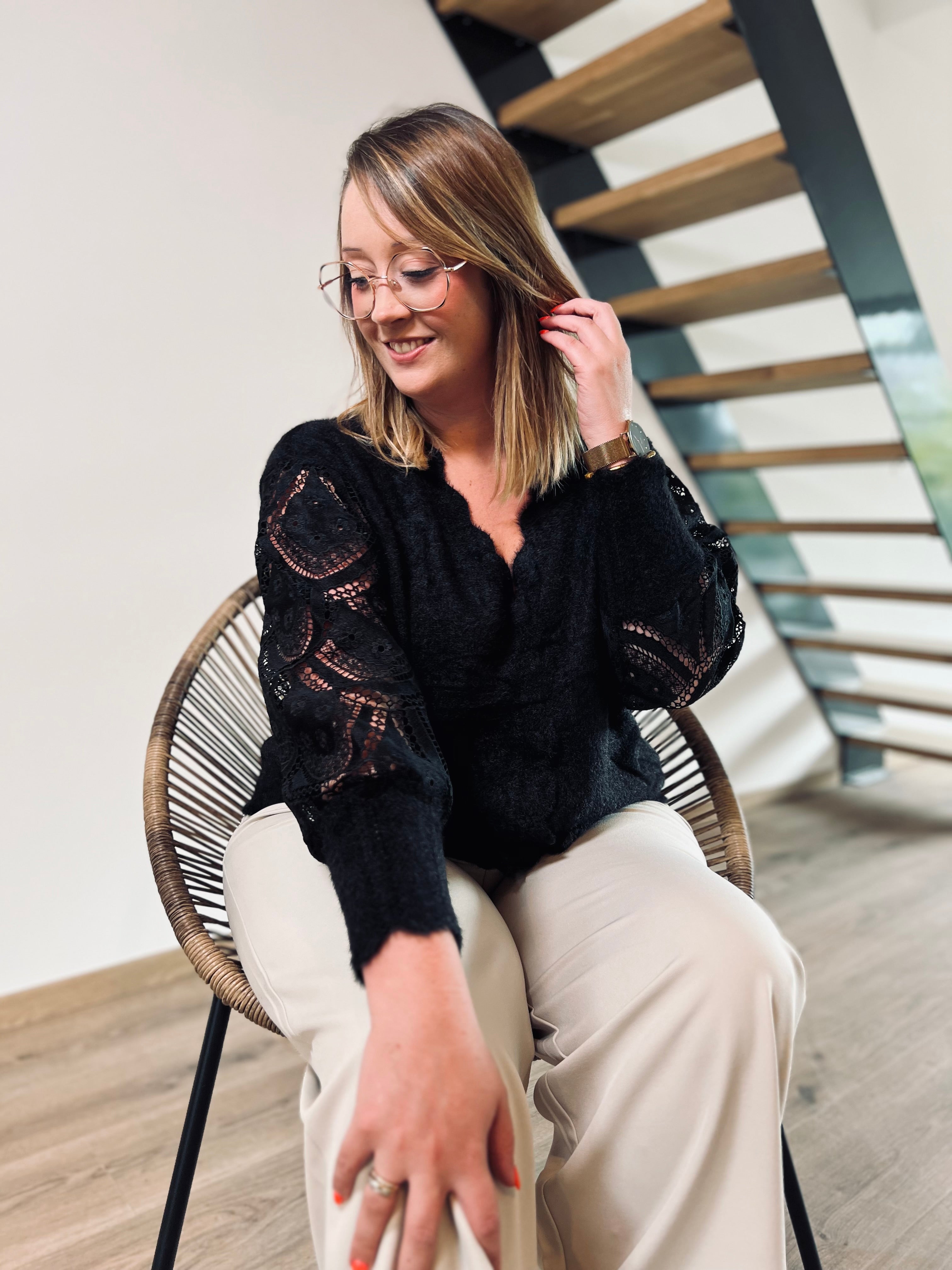 Notre gilet GIGI noir