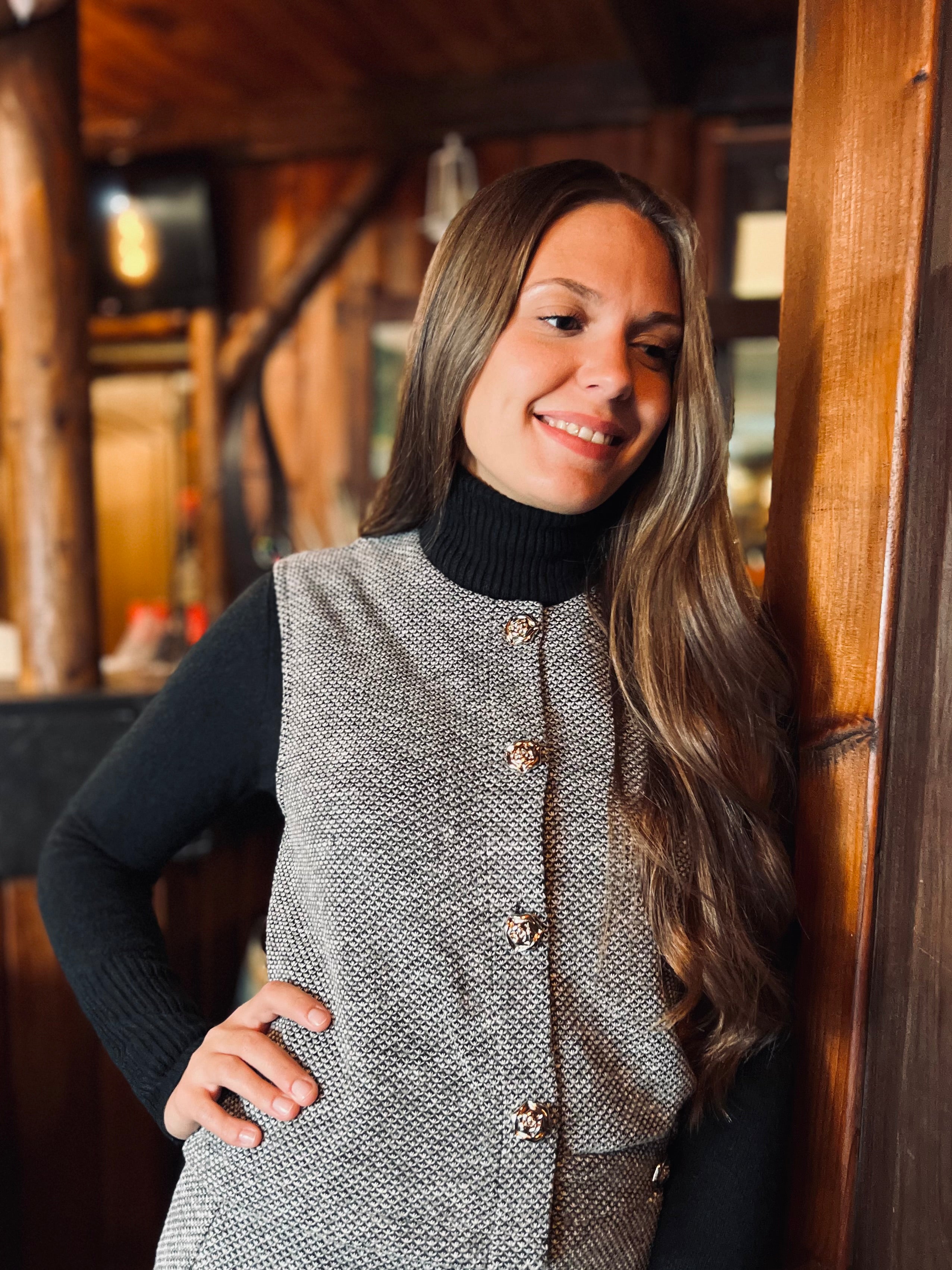 Notre gilet MARWA gris