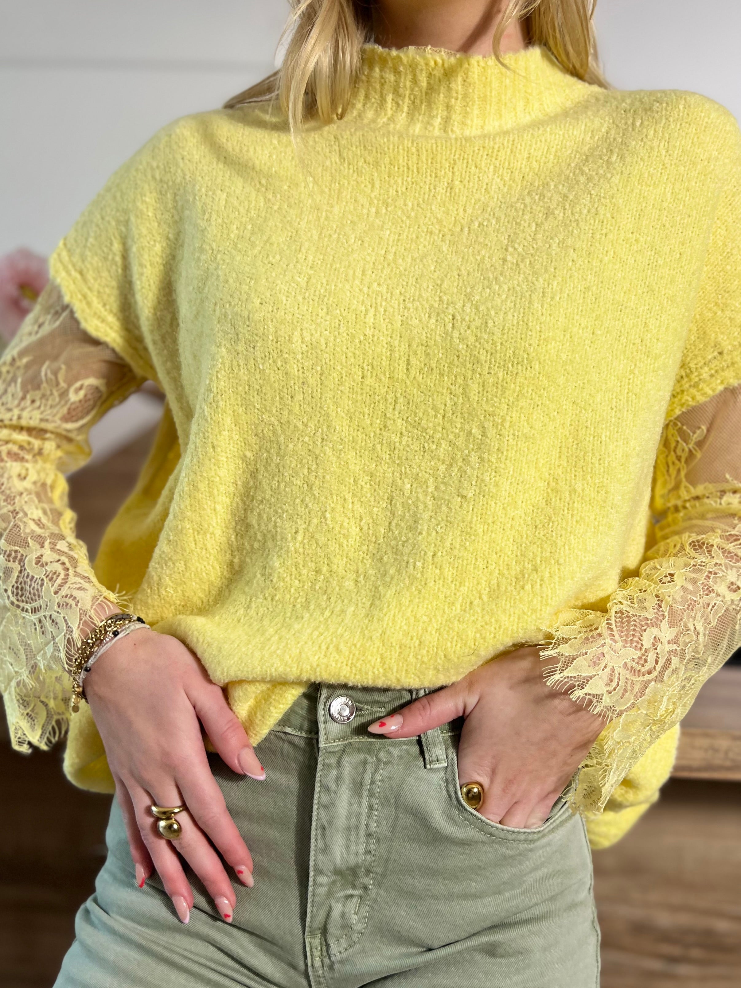 LE PULL DENTELLE LOUISE