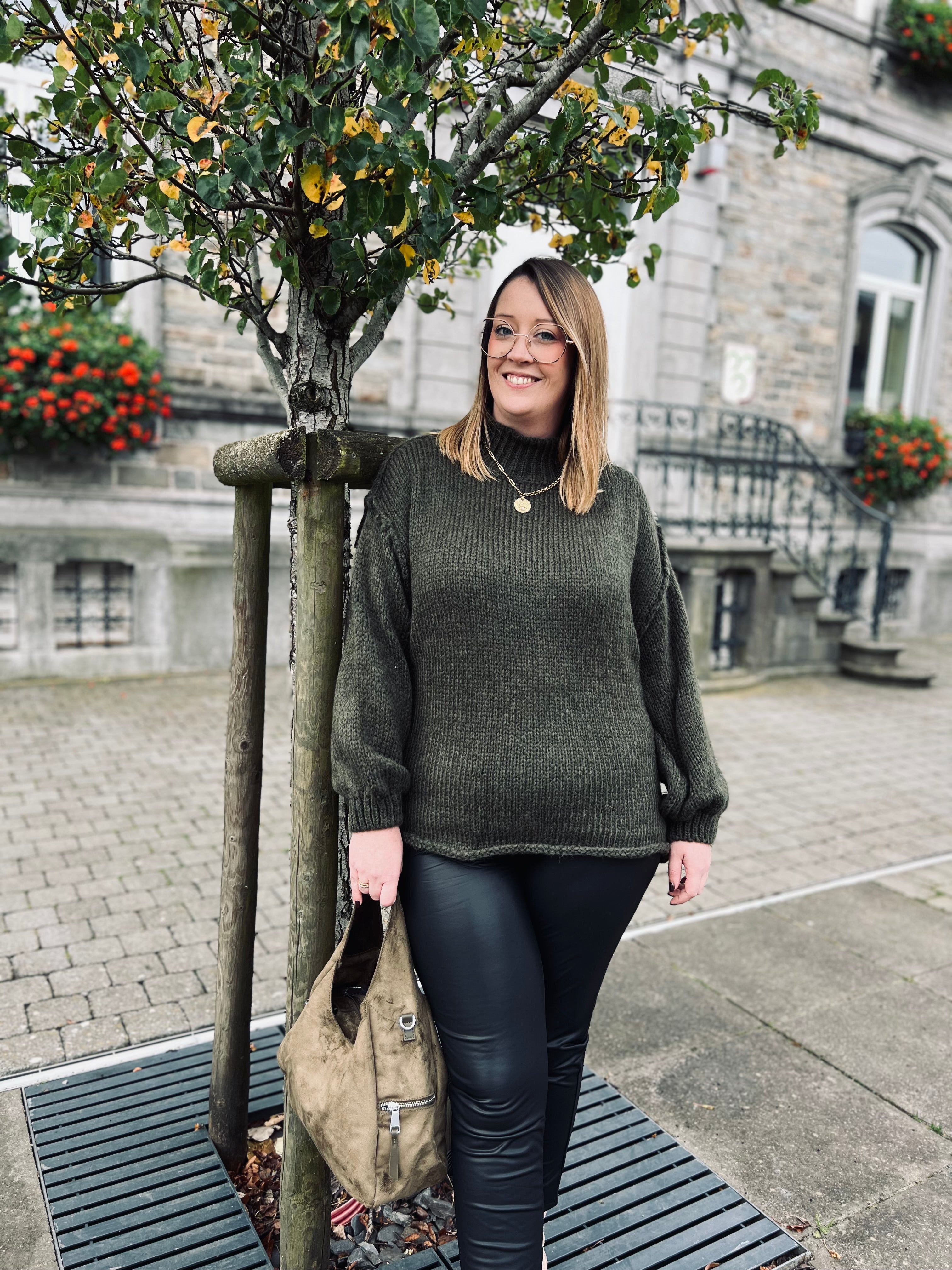 Notre pull ROMANE kaki