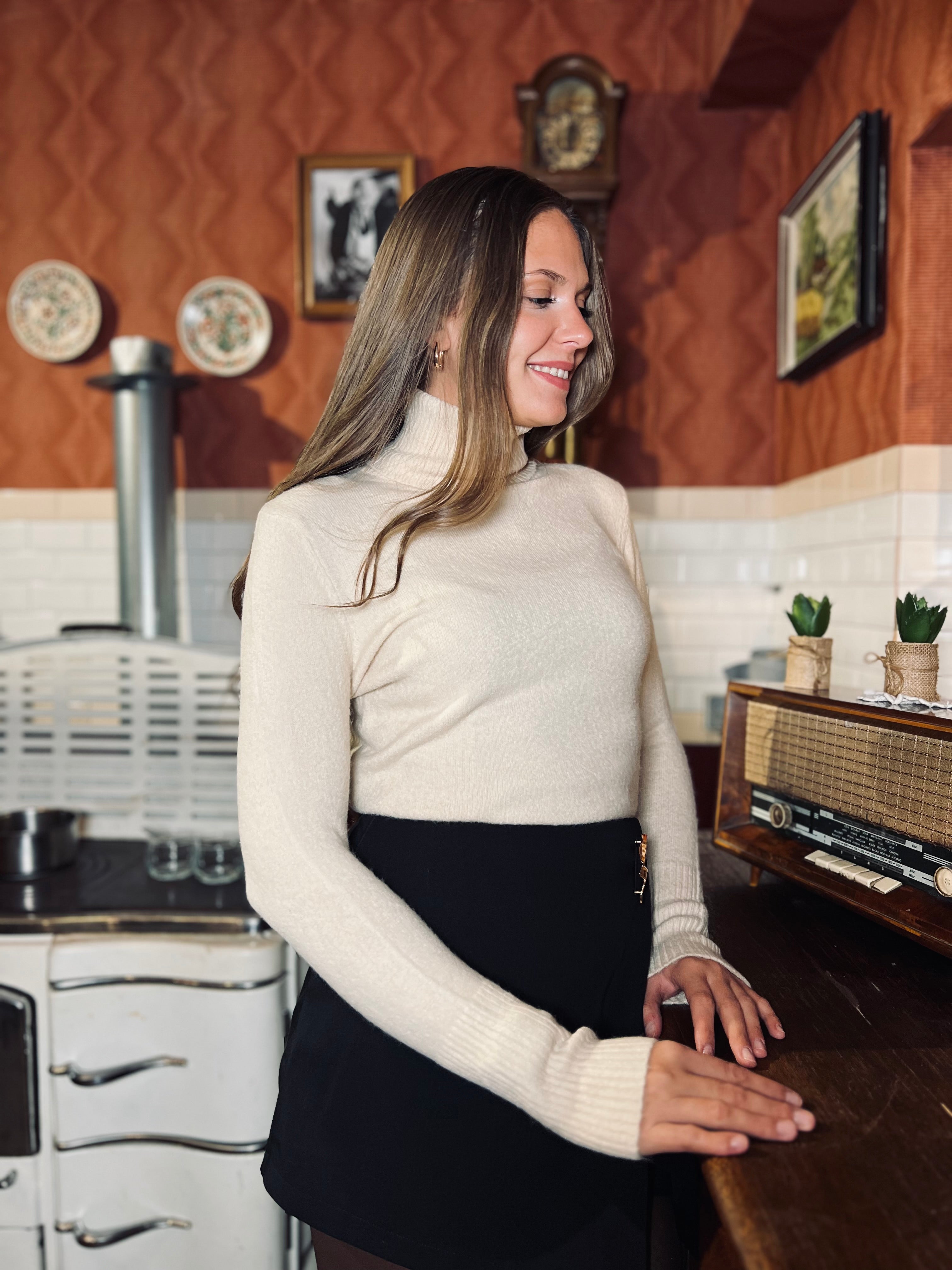 Notre sous-pull HÉRA écru