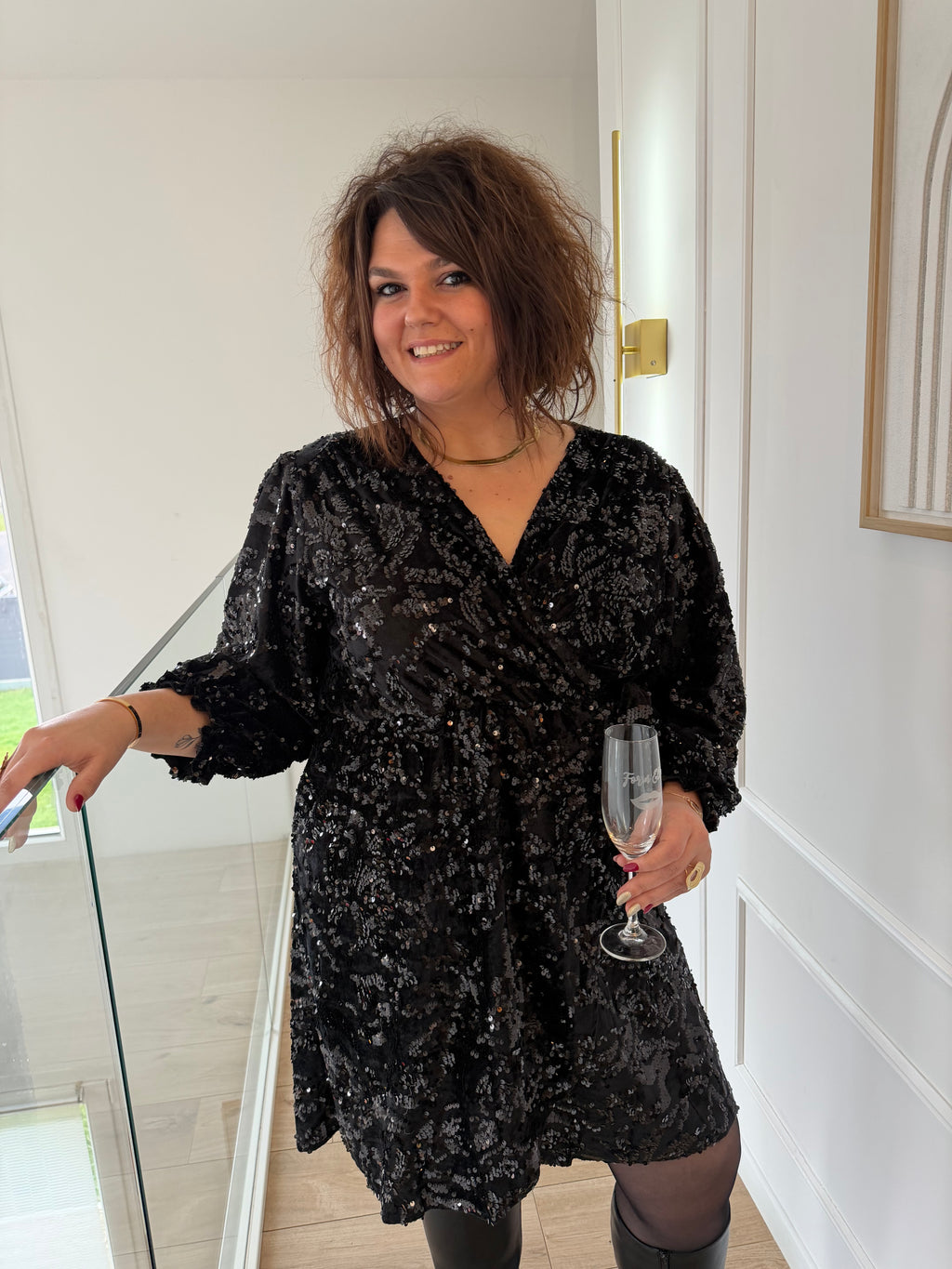 Notre robe CALISTA noire