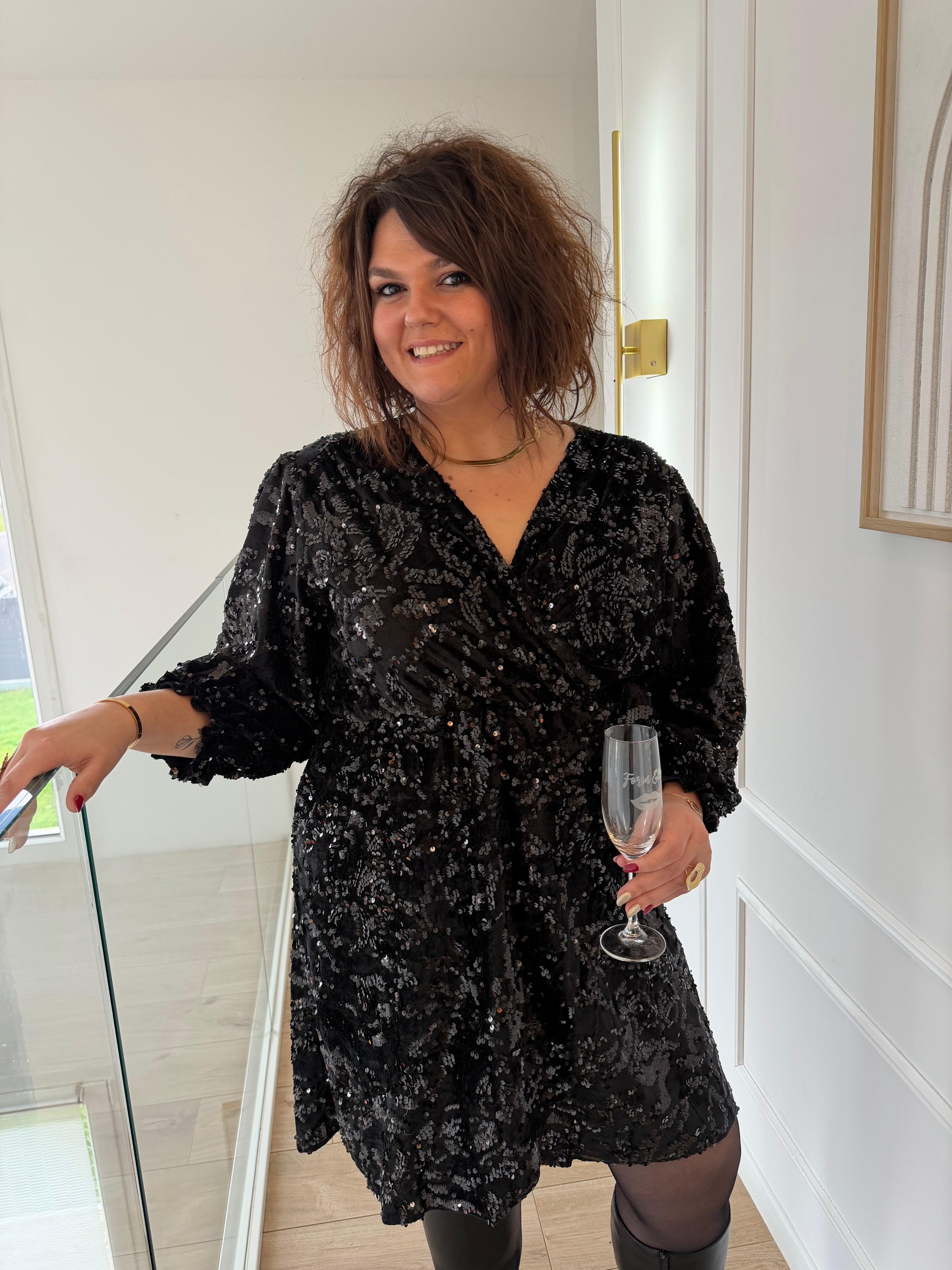 Notre robe CALISTA noire