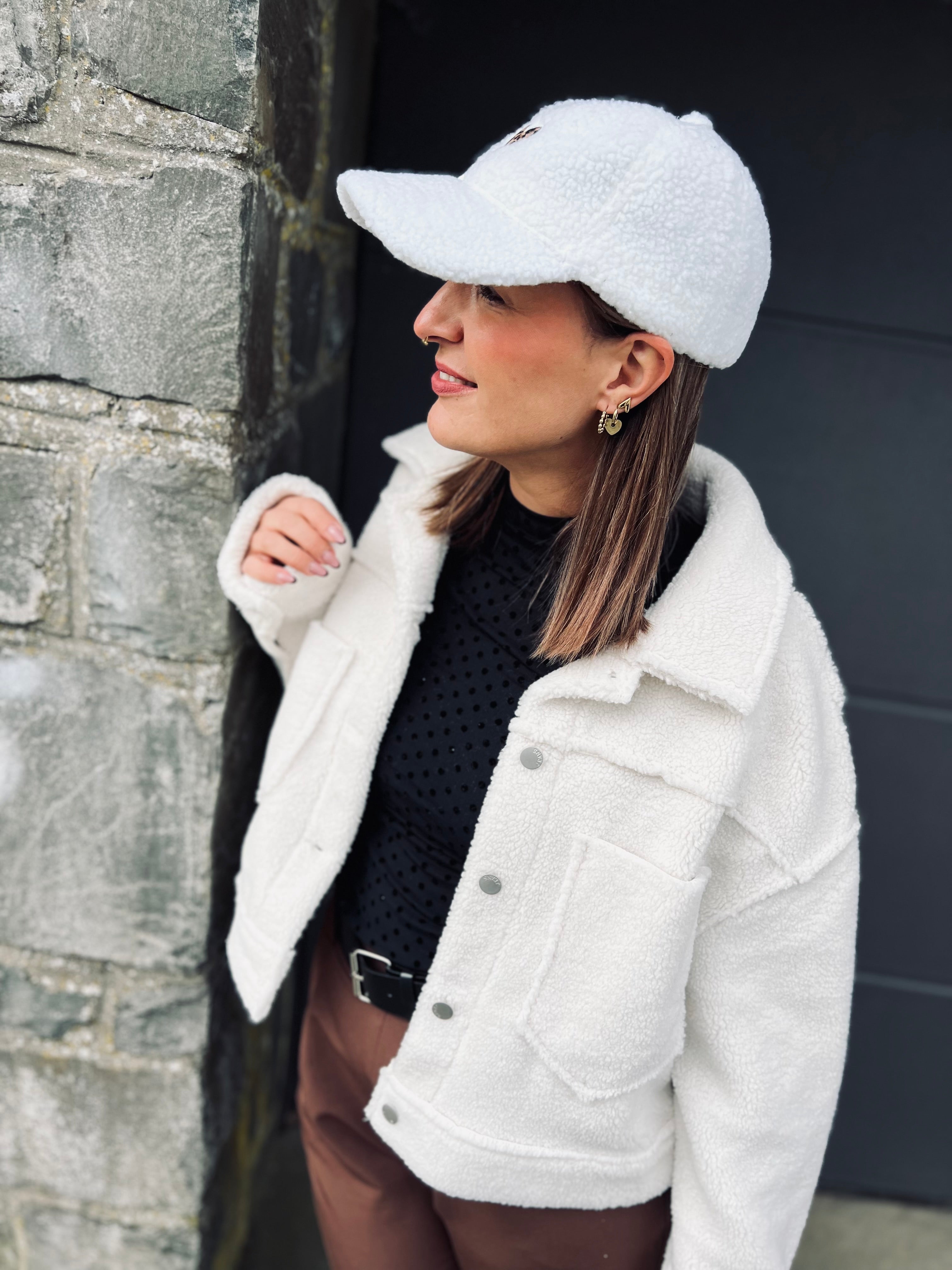 Notre veste douce SHERPA écrue