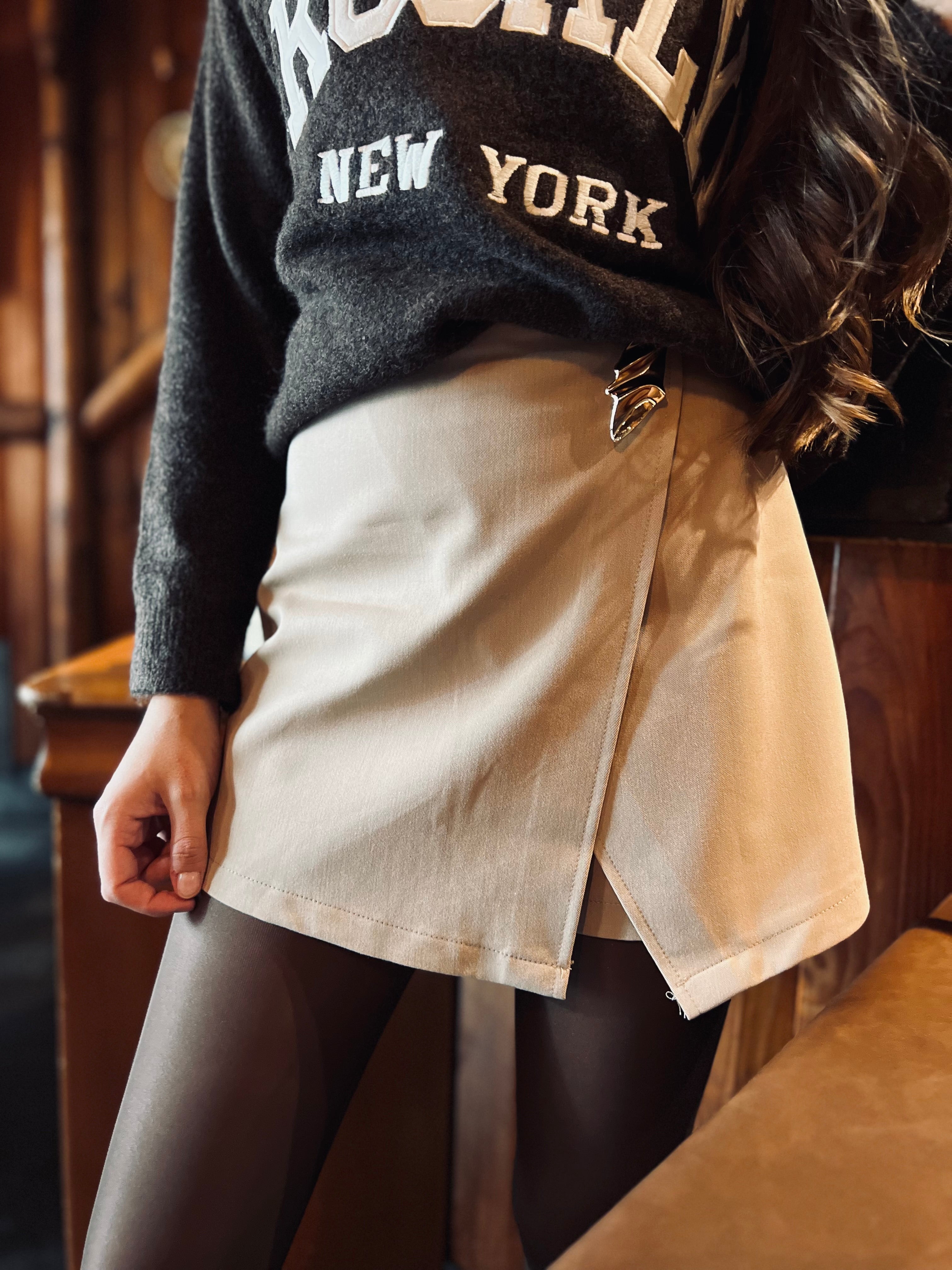 Notre jupe|short ELIJA beige