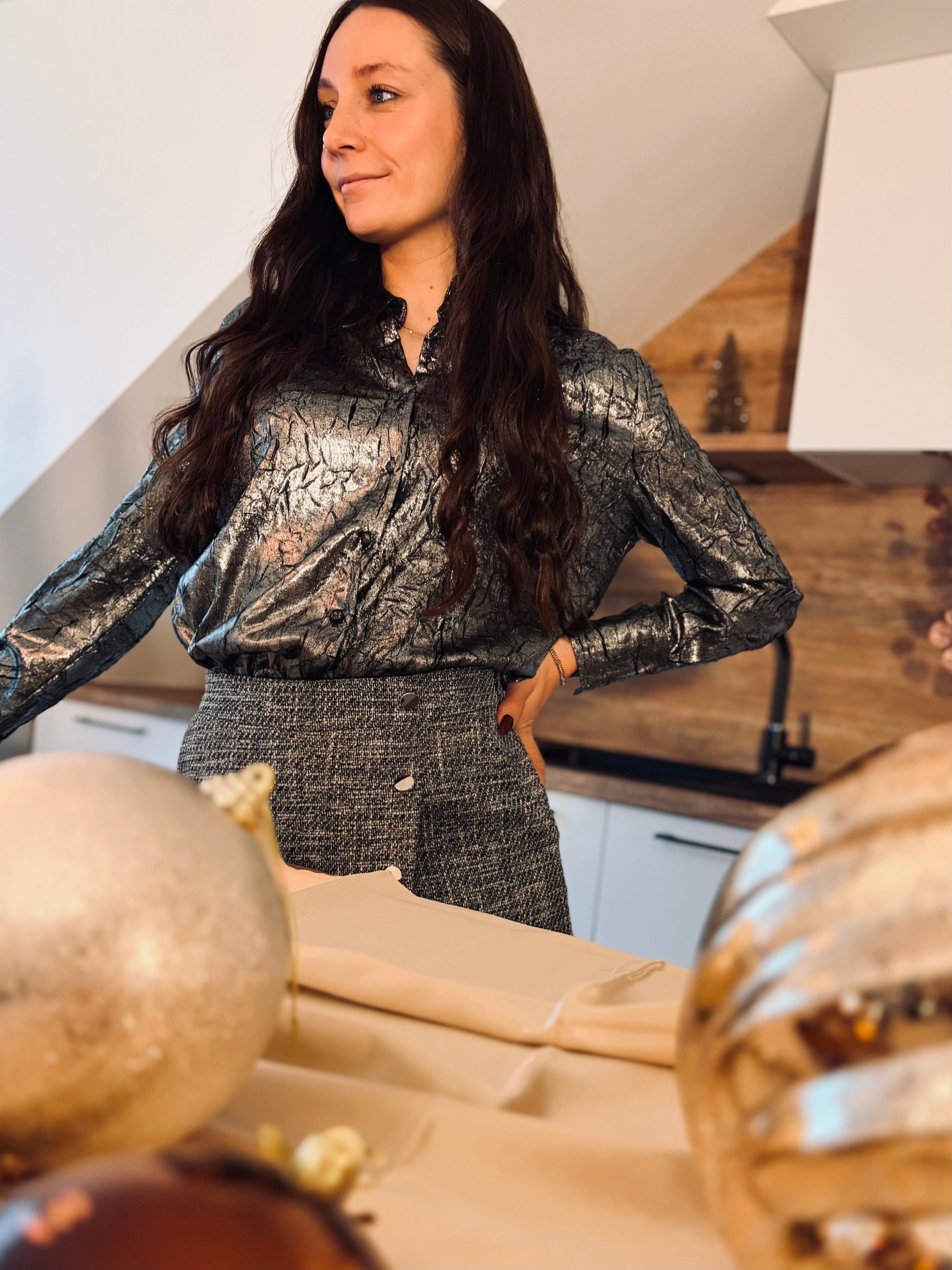 Notre chemise LAYA silver