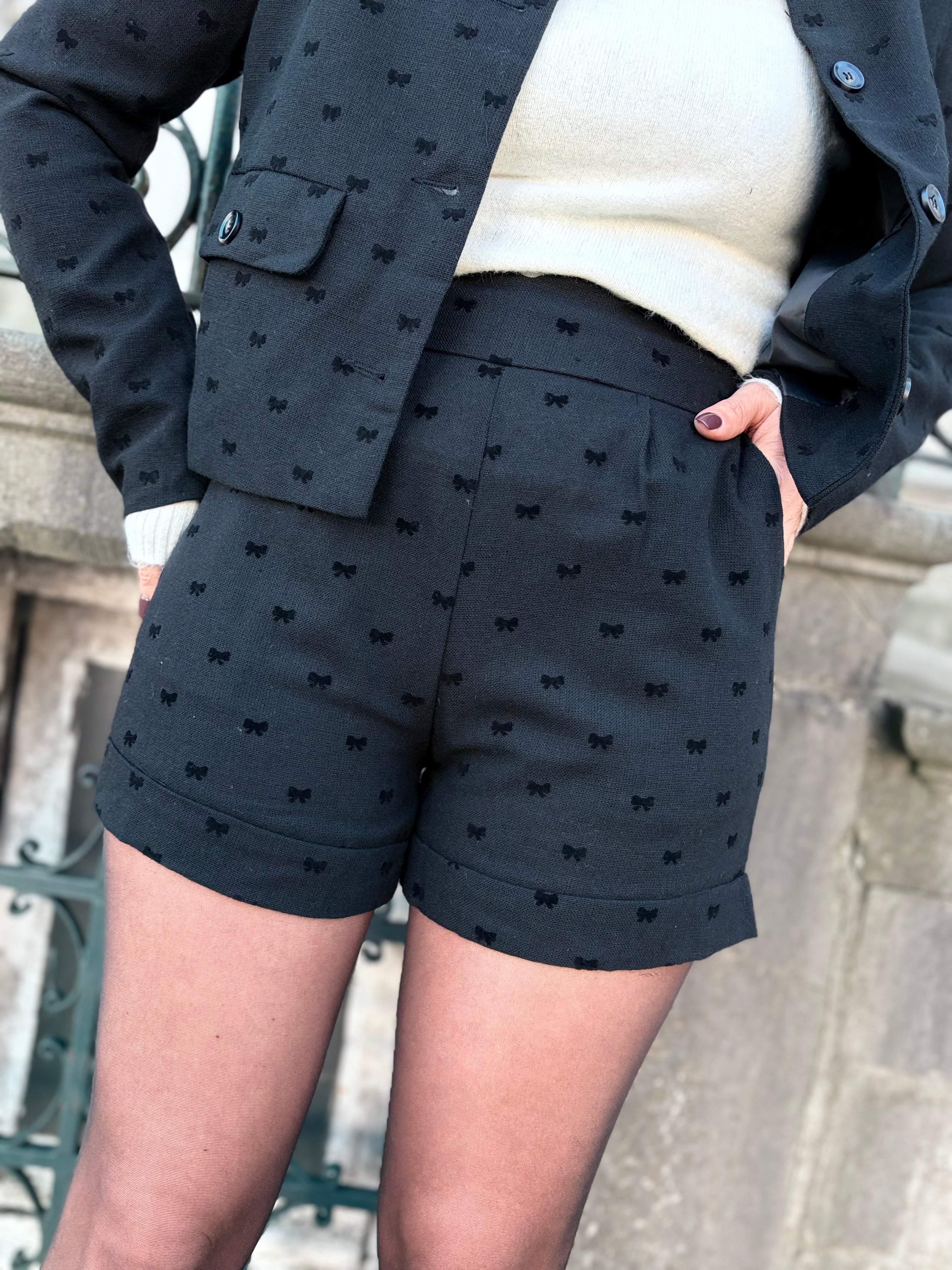 Notre short KIYA noir