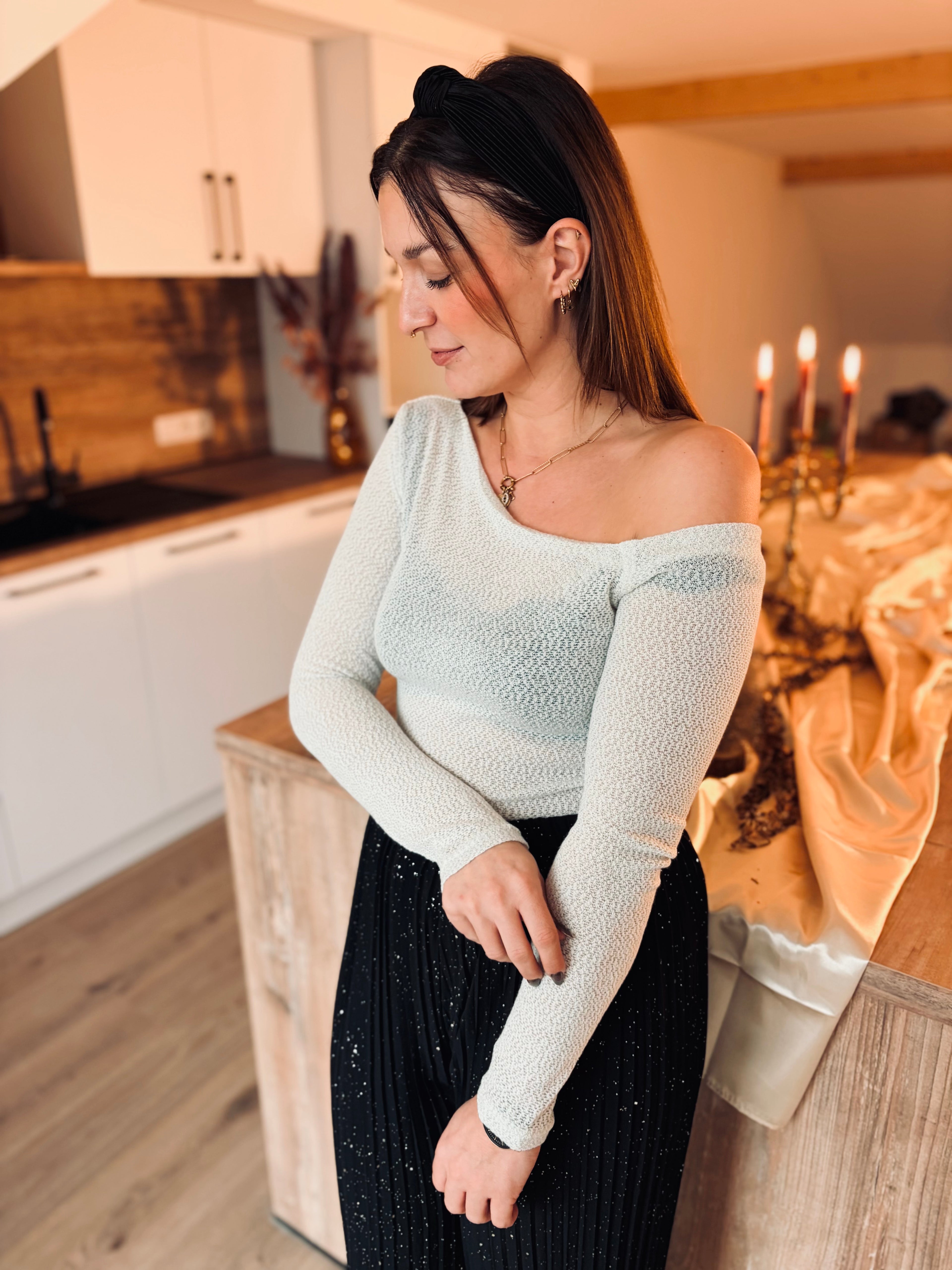 Notre haut DIANE écru