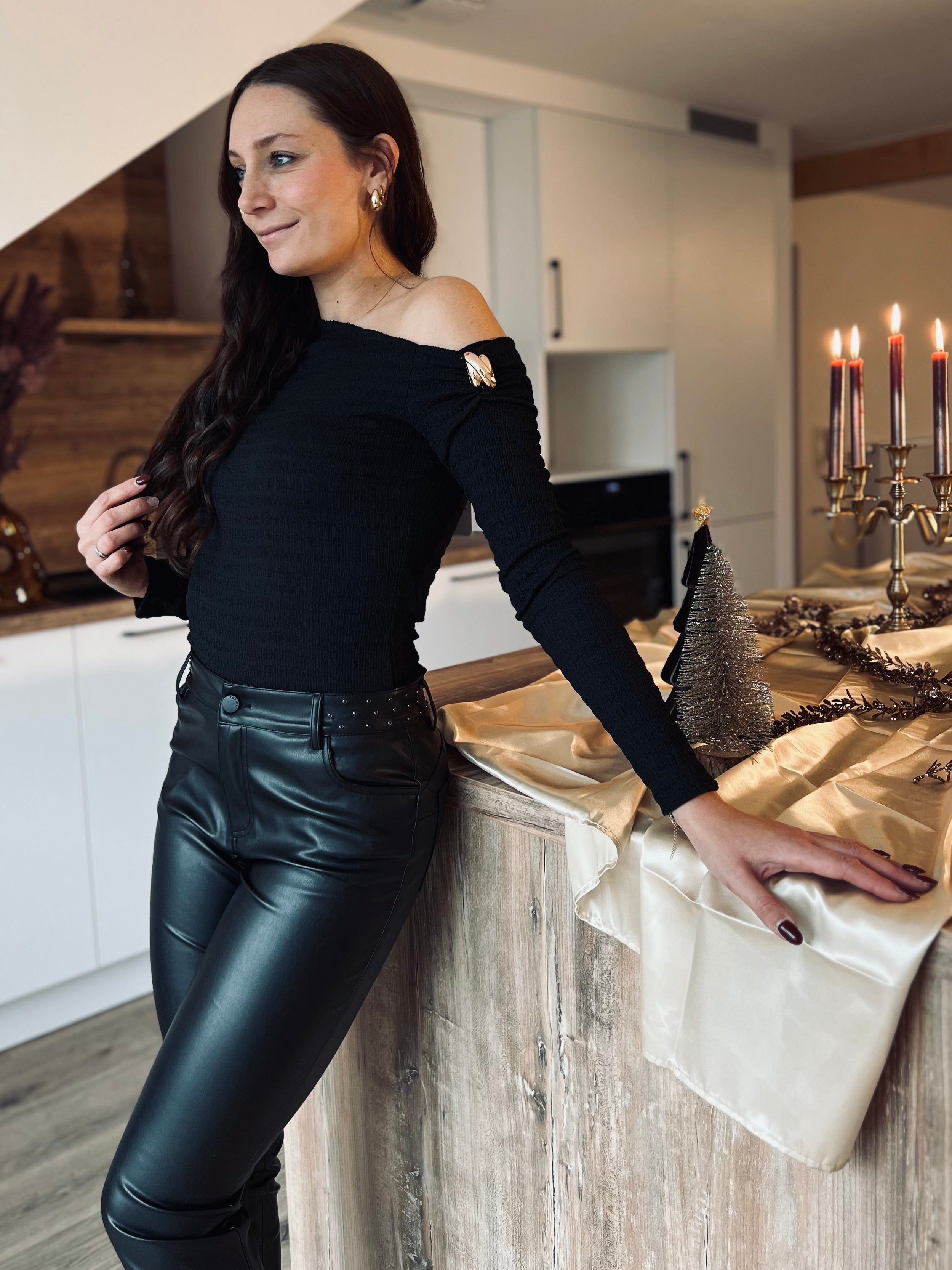 Notre haut ISABELLA noir