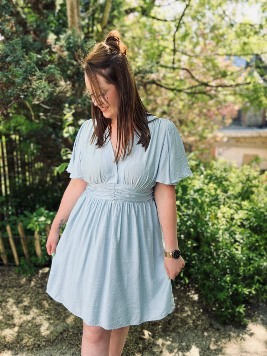 Robe ROSIE bleu pastel