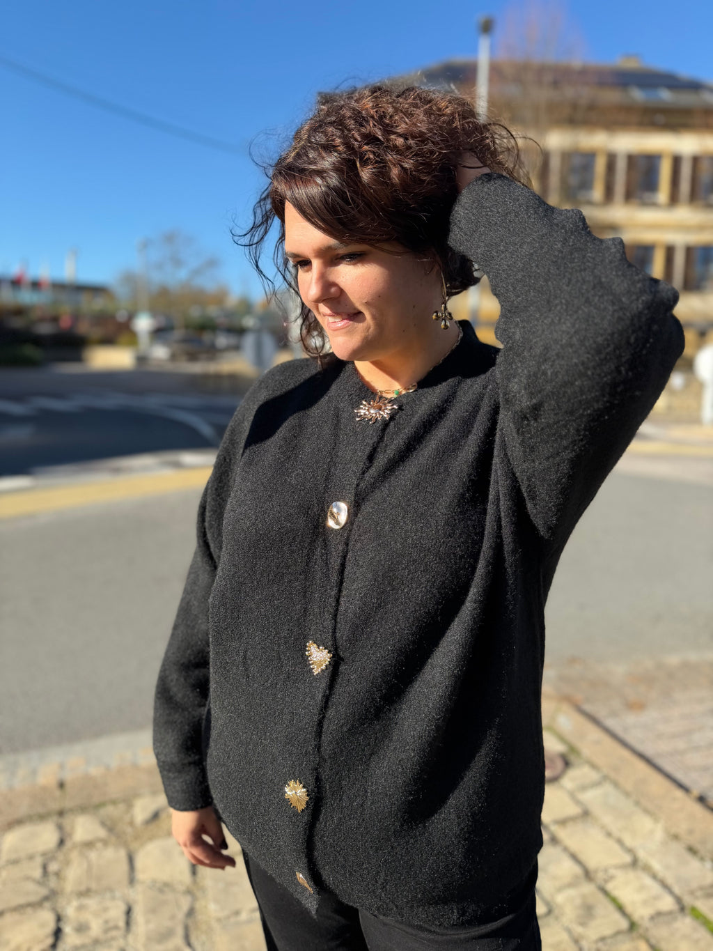 Notre gilet ELYSE noir