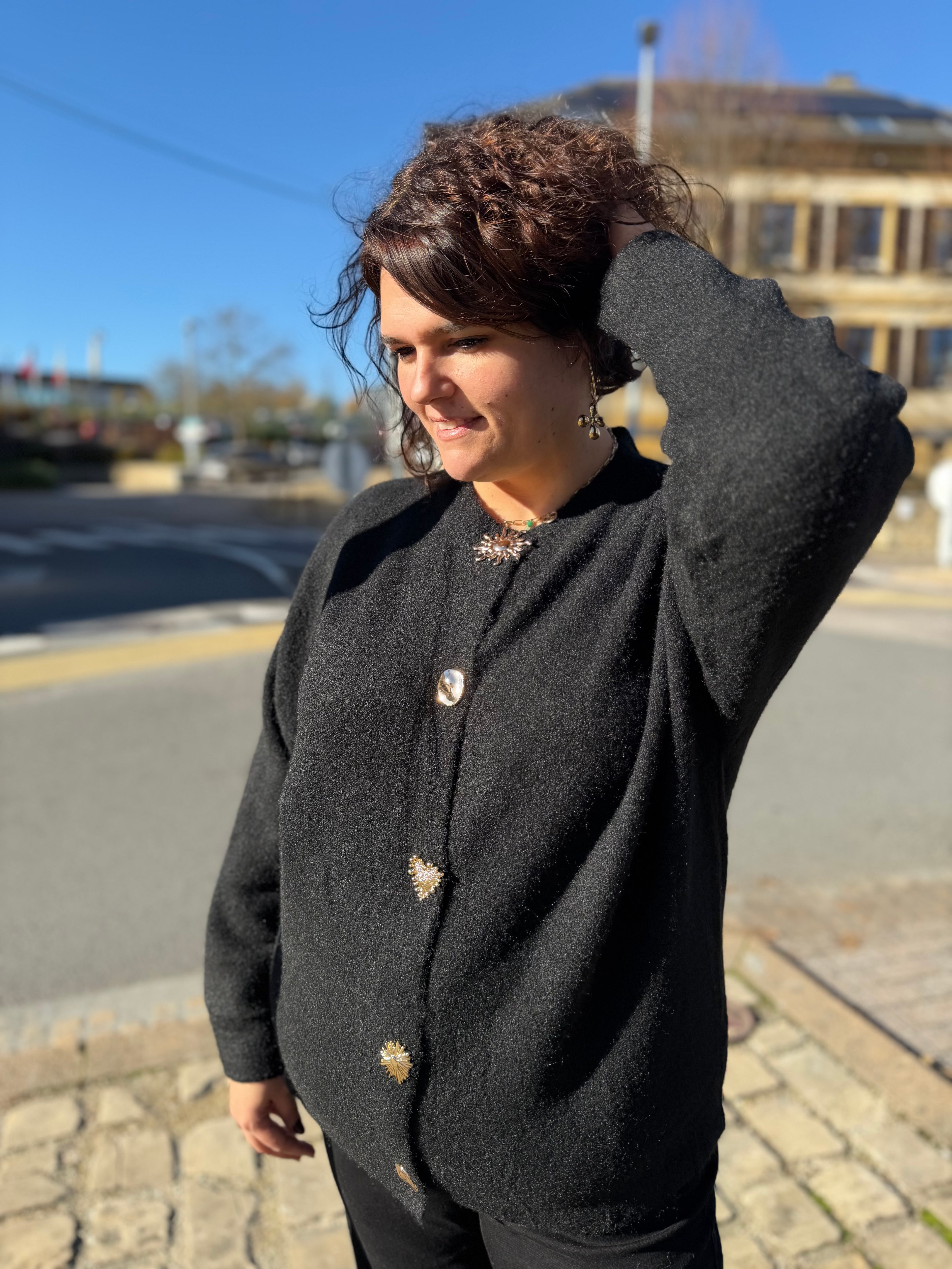 Notre gilet ELYSE noir