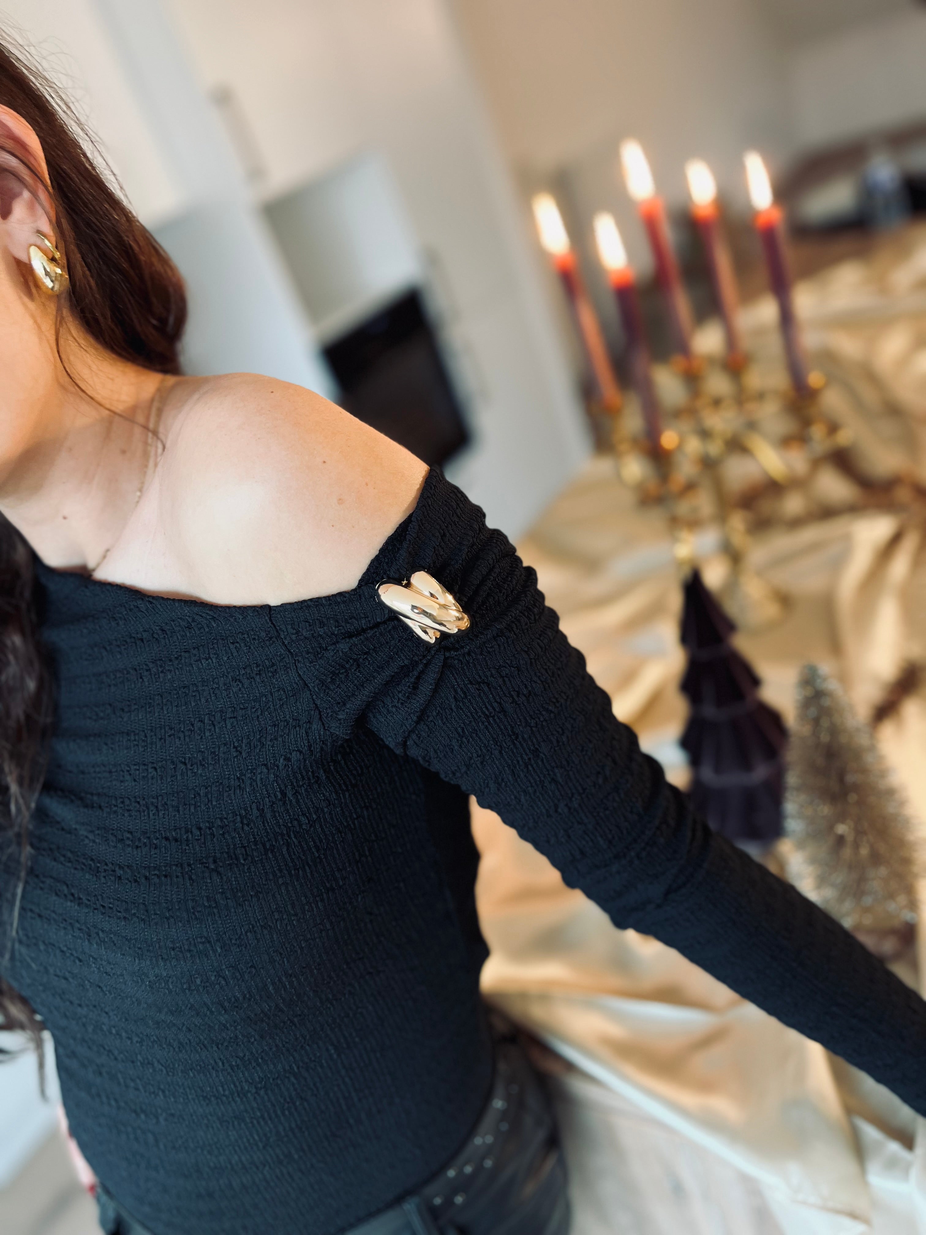 Notre haut ISABELLA noir