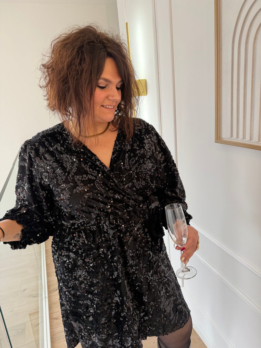 Notre robe CALISTA noire