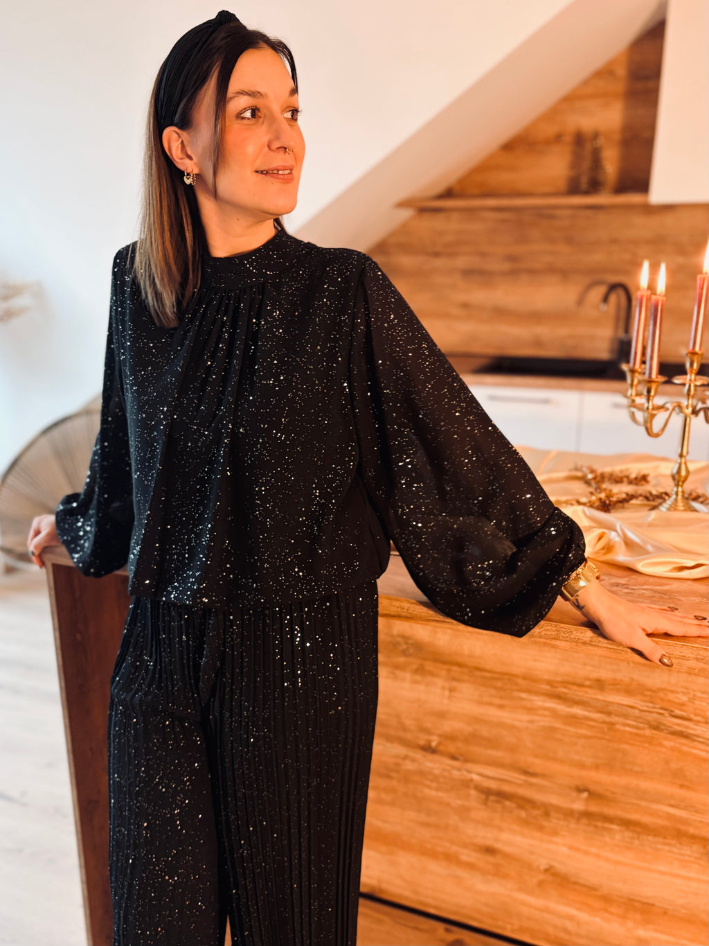 Notre blouse LUNA noire