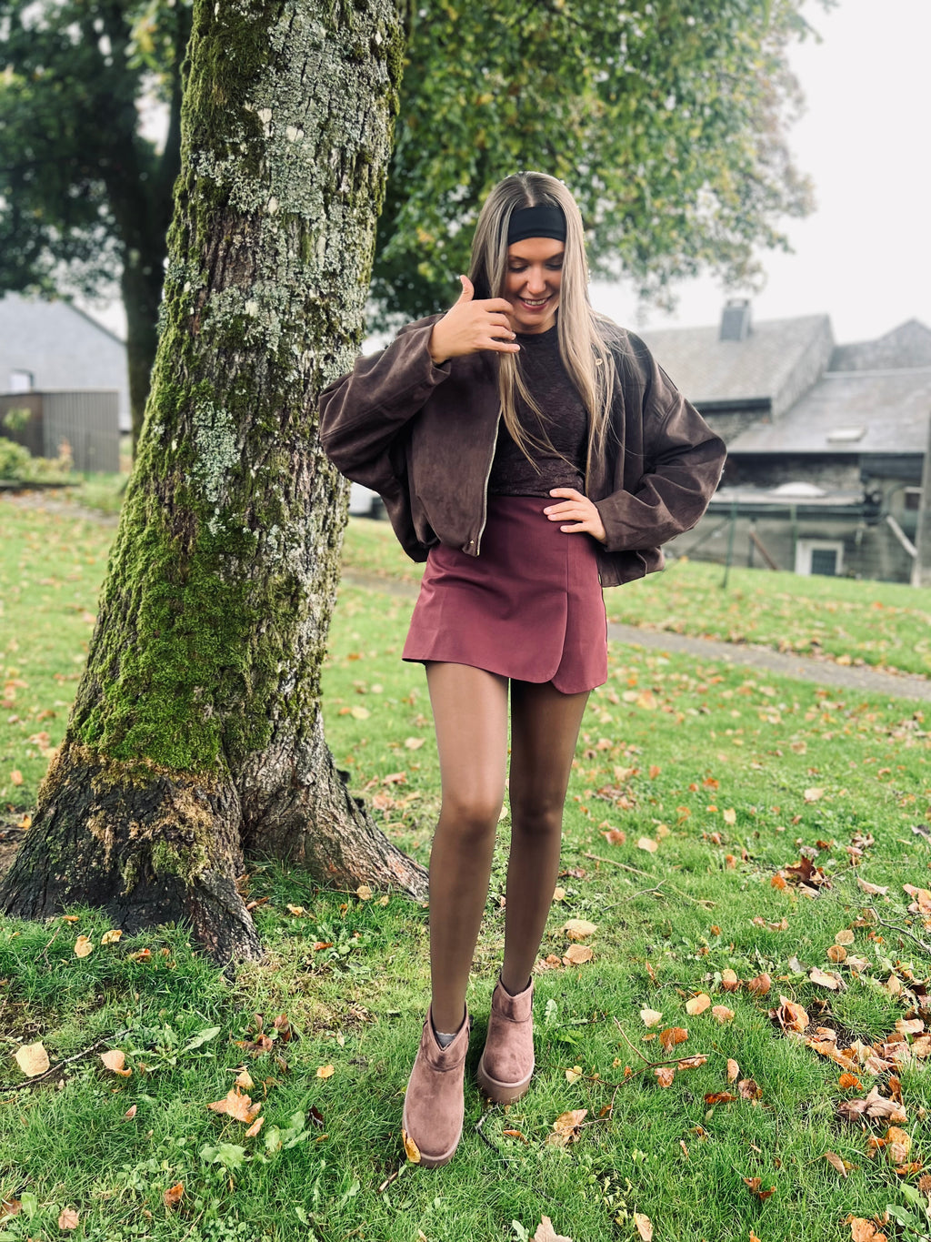 Notre veste EMBER chocolat