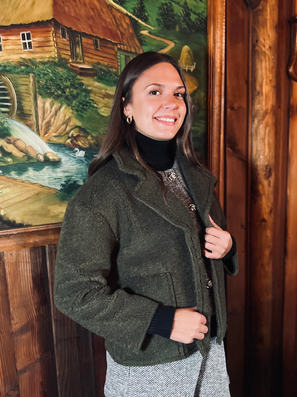 Notre veste SHEEP kaki