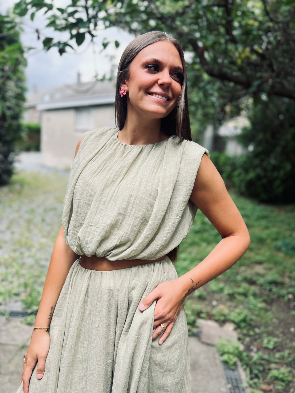 Notre blouse INAYA sauge