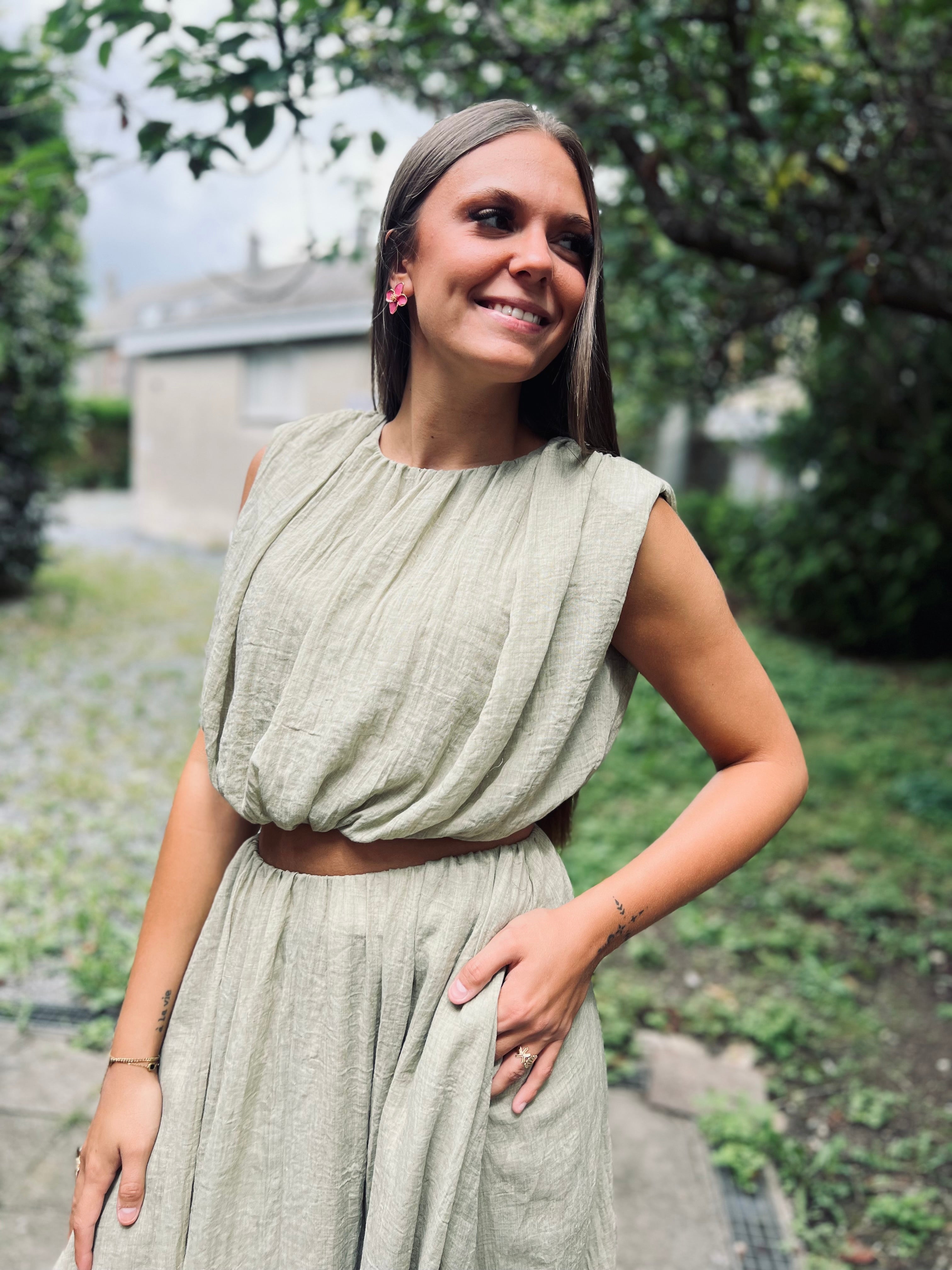 Notre blouse INAYA sauge