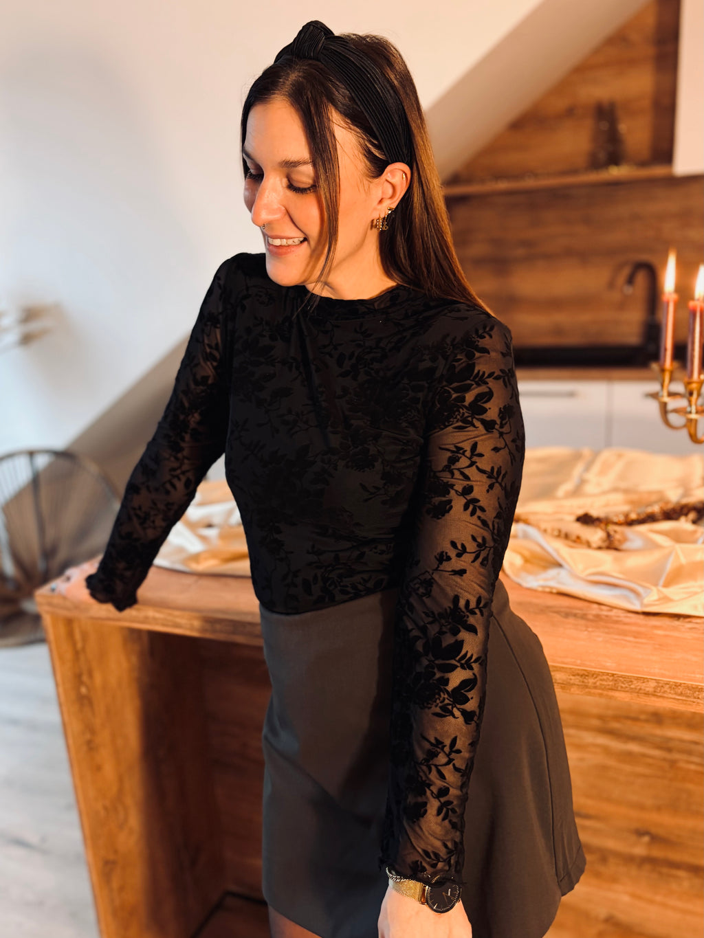 Notre body FLAVIA noir