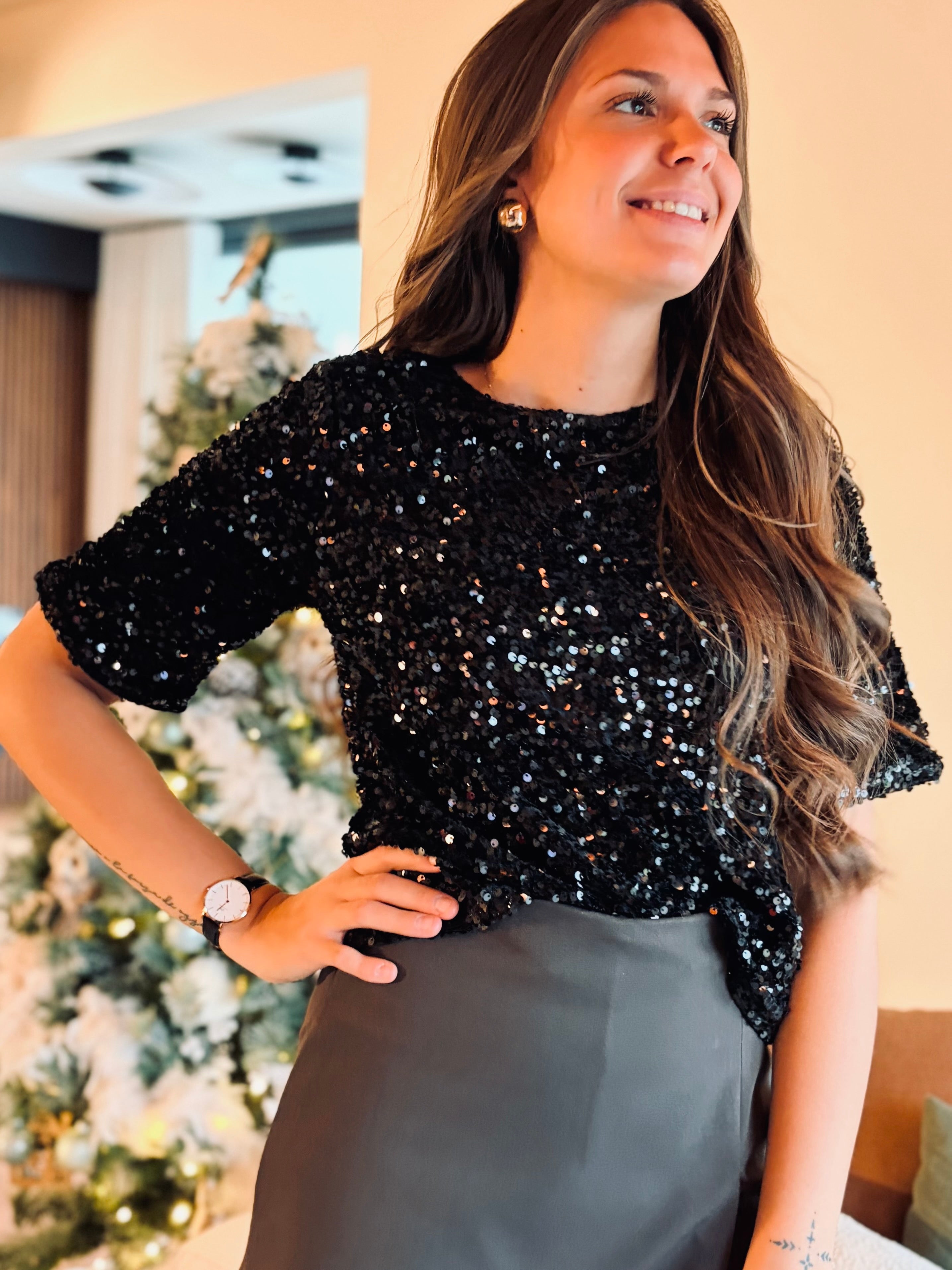 Notre blouse SUSAN noire