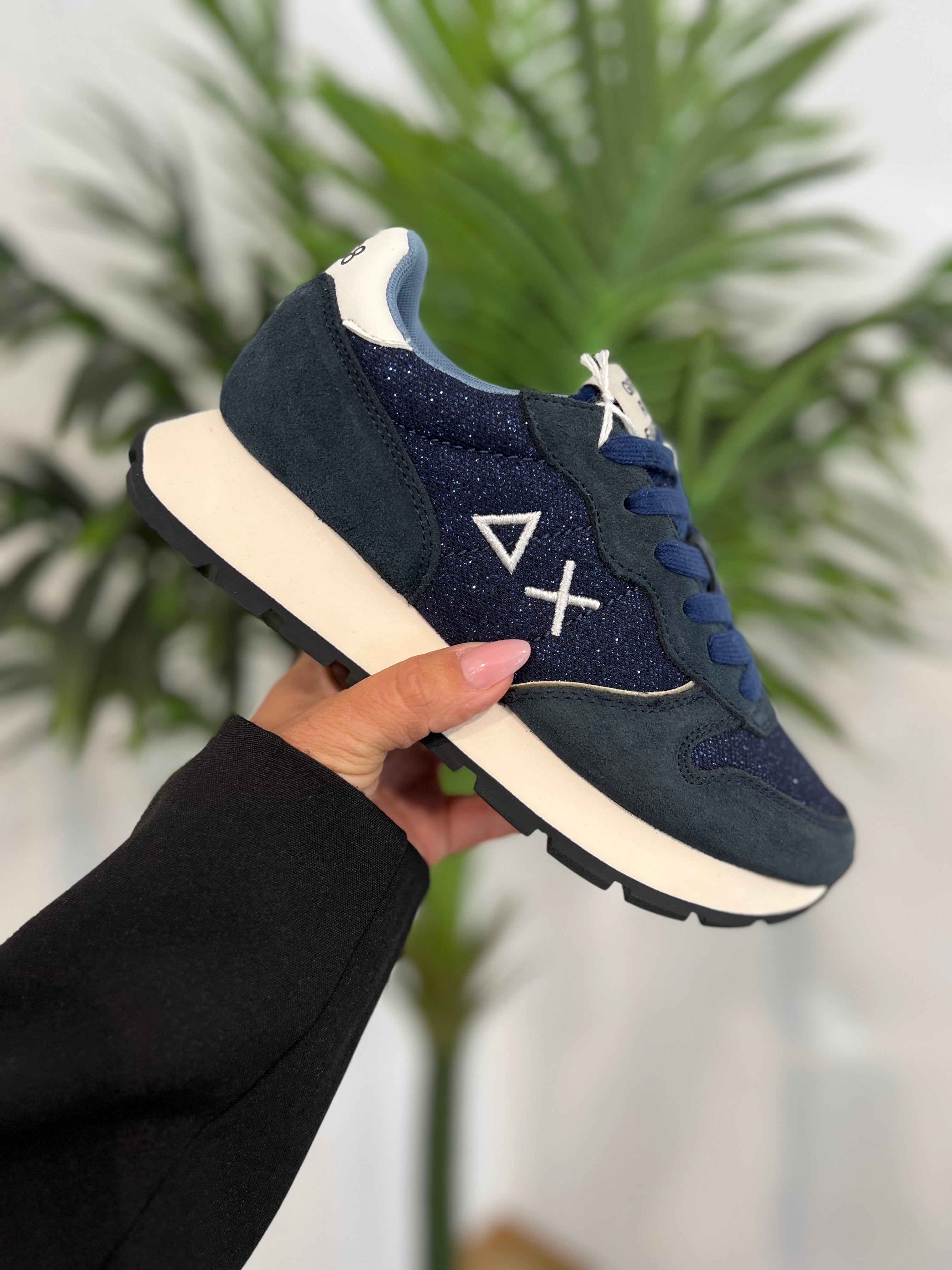 SUN68 ALLY GLITTER TEXTILE blue