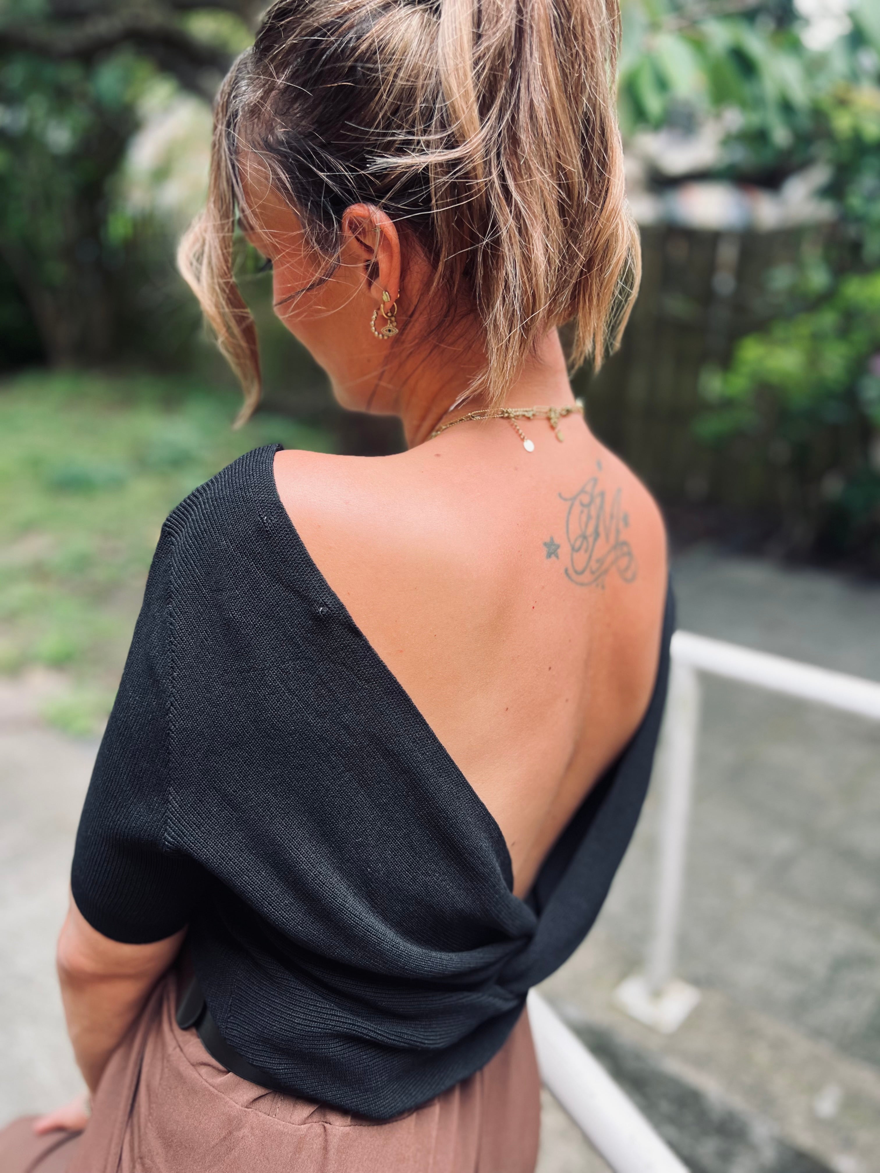 Notre blouse OLIVIA noire