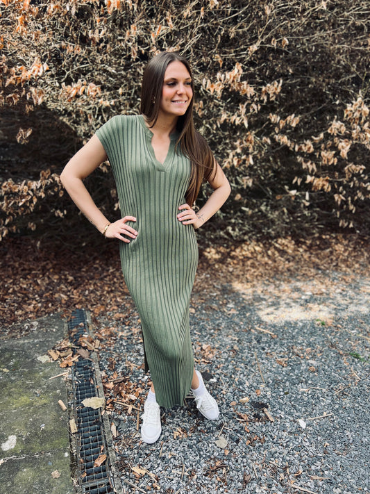 Robe CALISTA kaki
