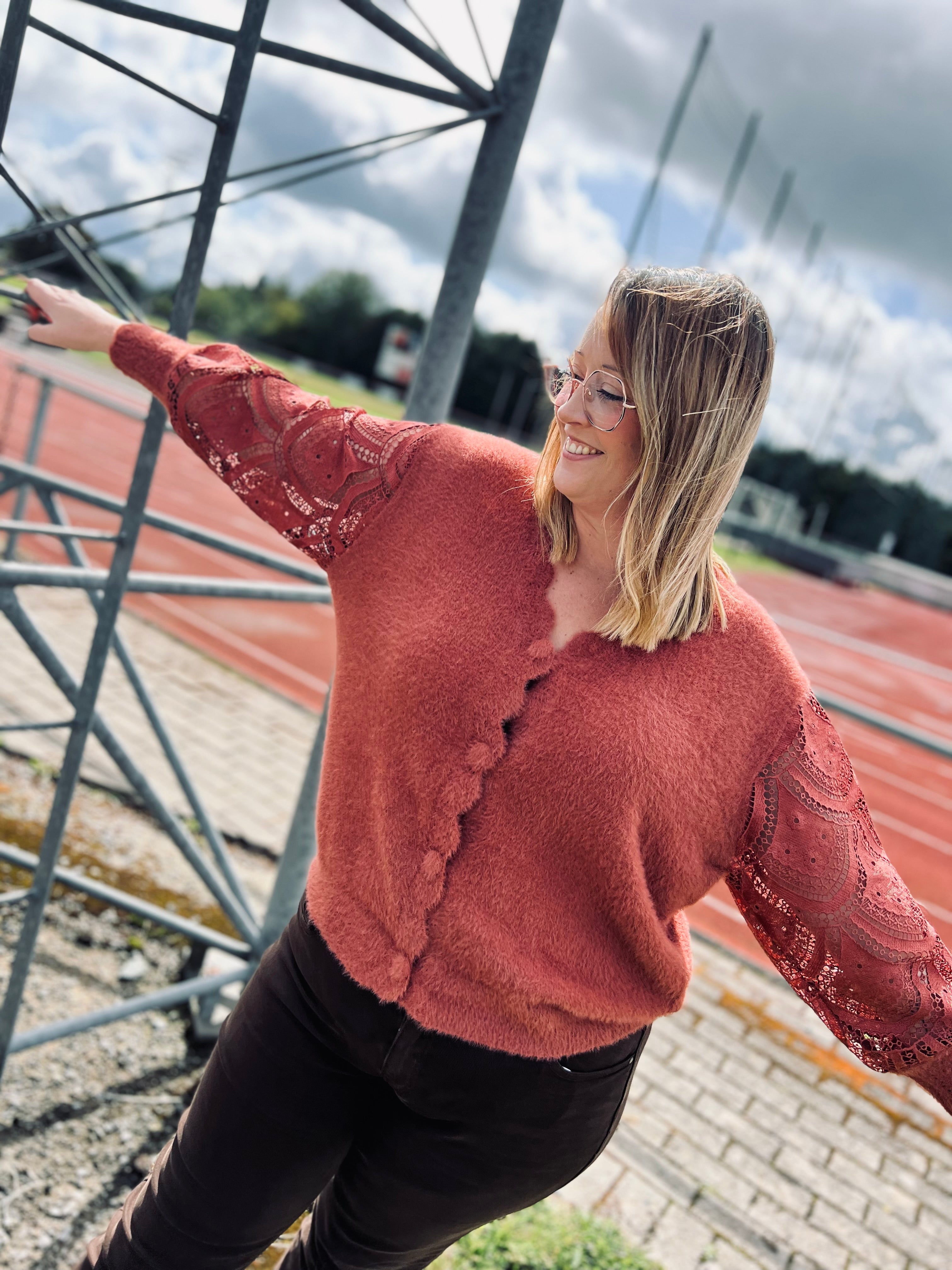 Notre gilet GIGI terracota