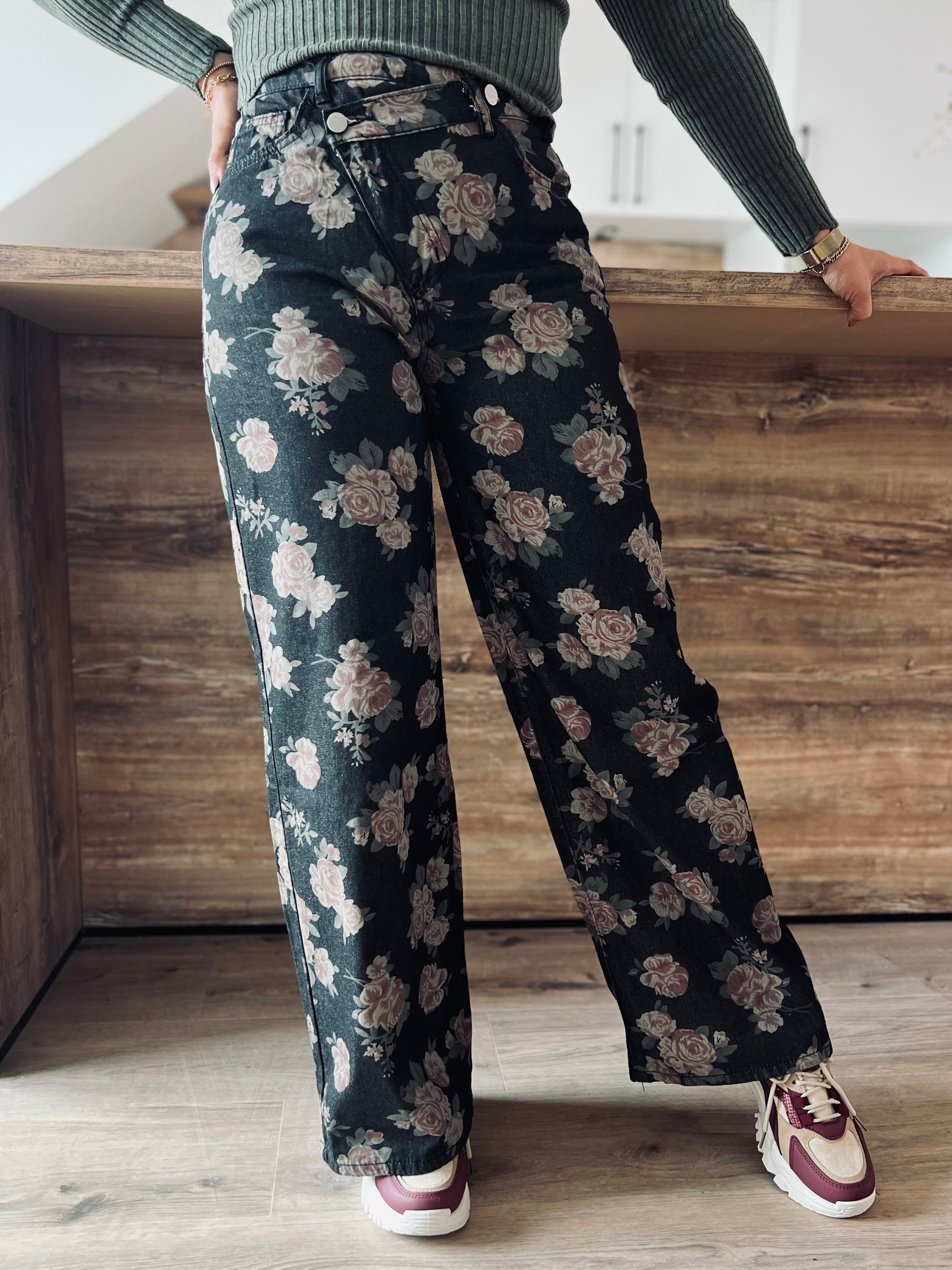 Notre jean FLOWER