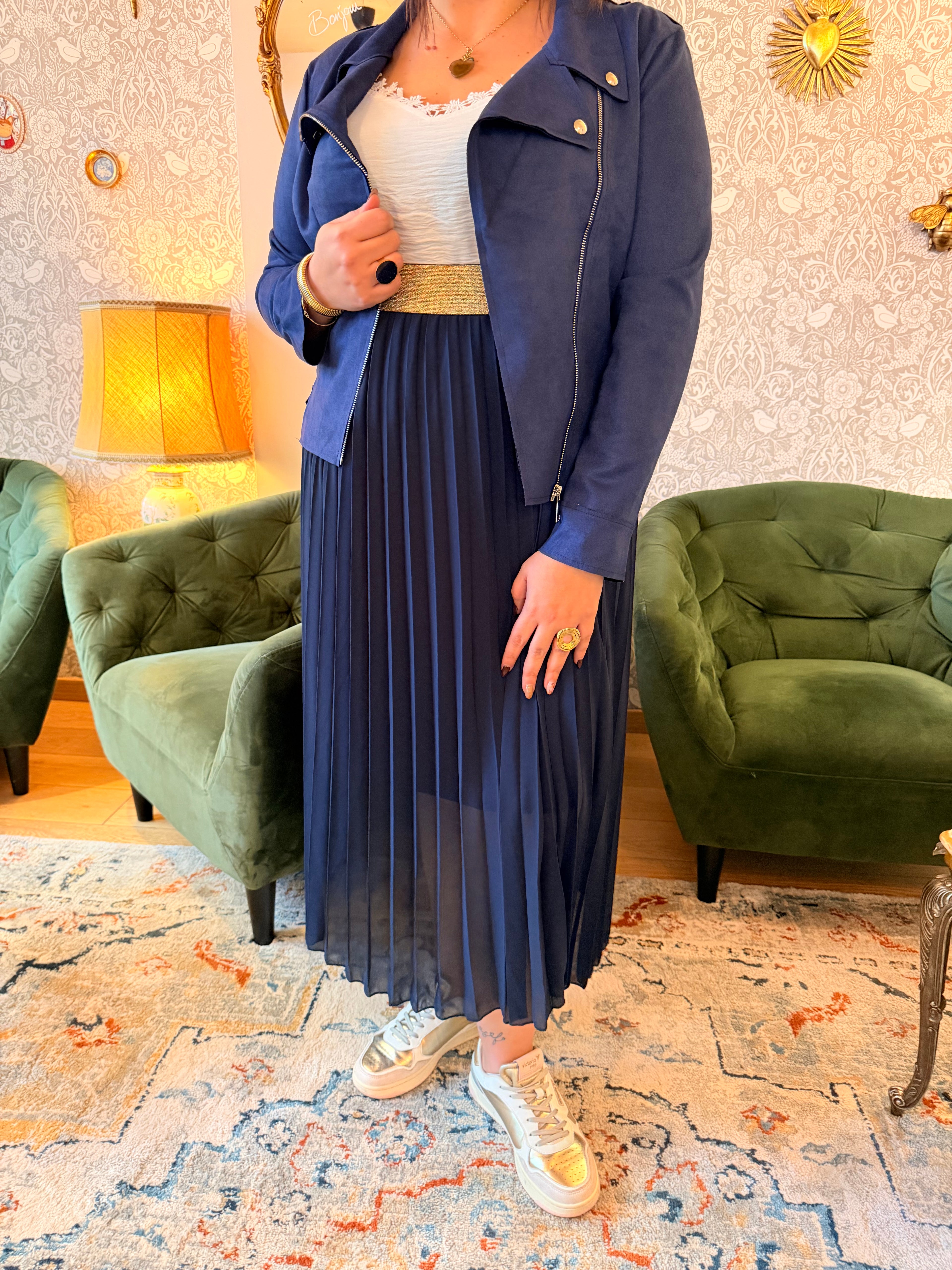 Notre jupe ERYN marine