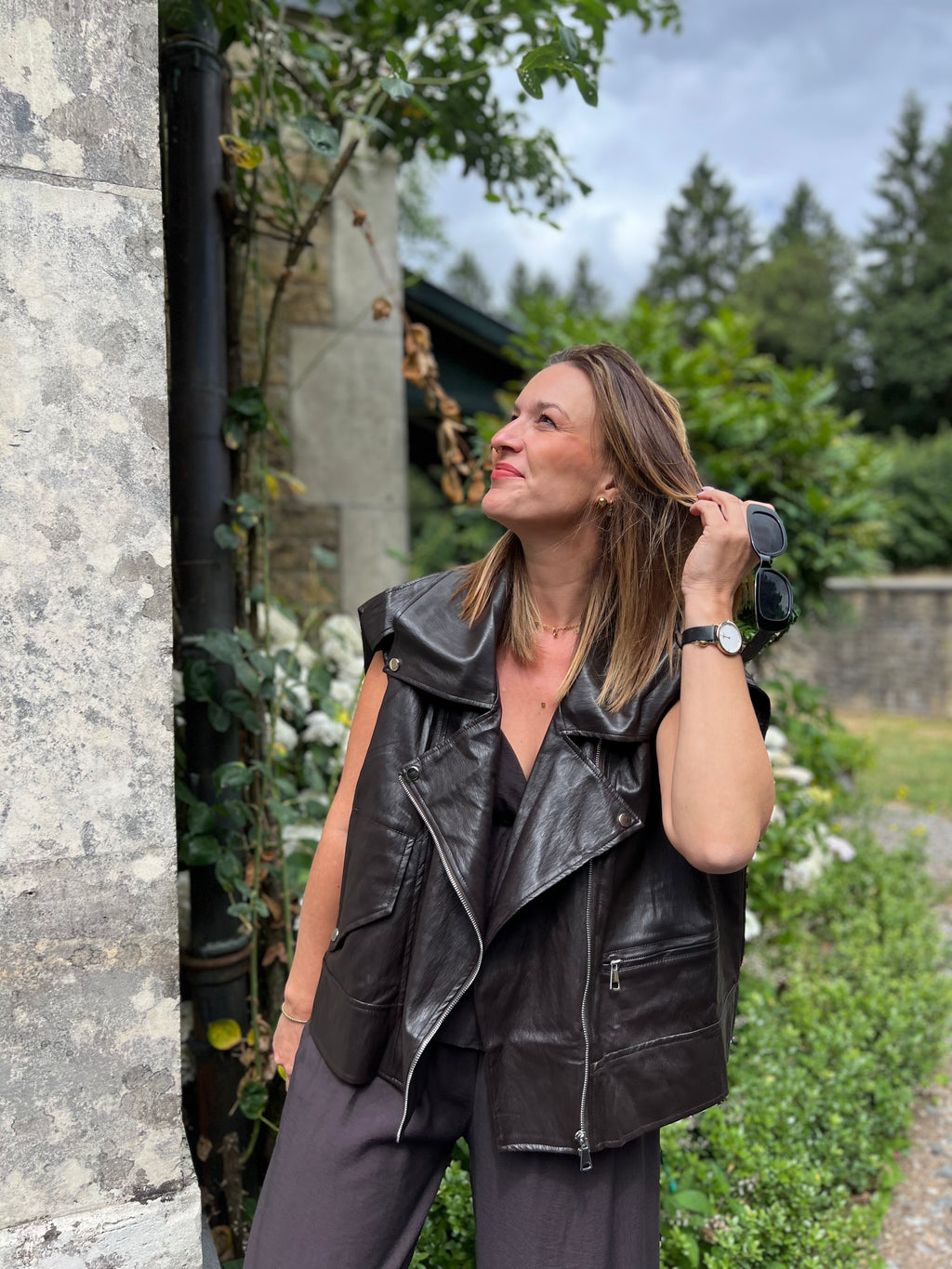 LA VESTE OVERSIZE SIMILI