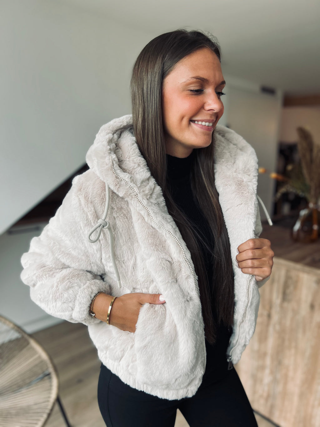Notre doudoune LIMA beige