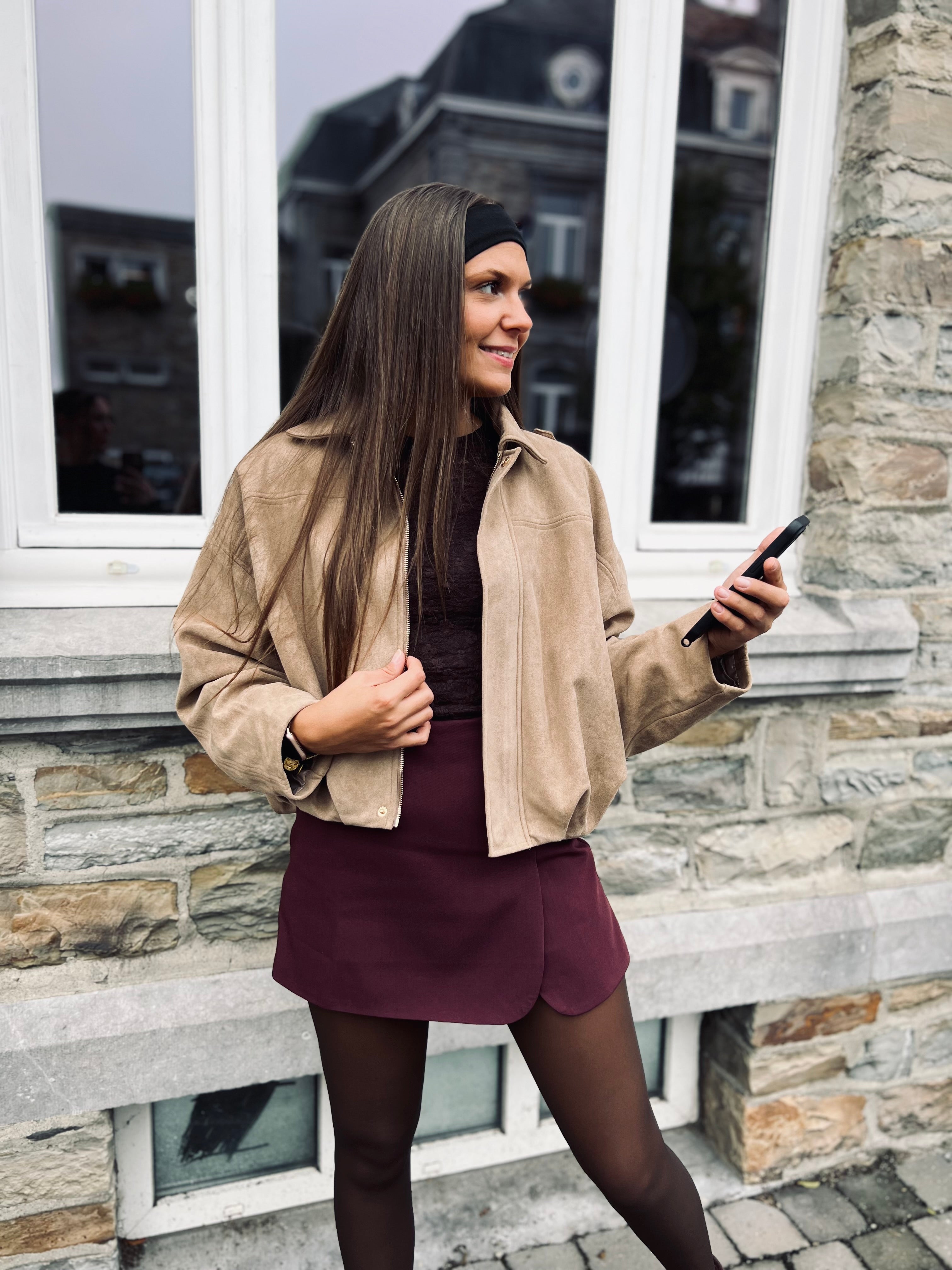 Notre jupe | short ANDREW bordeaux