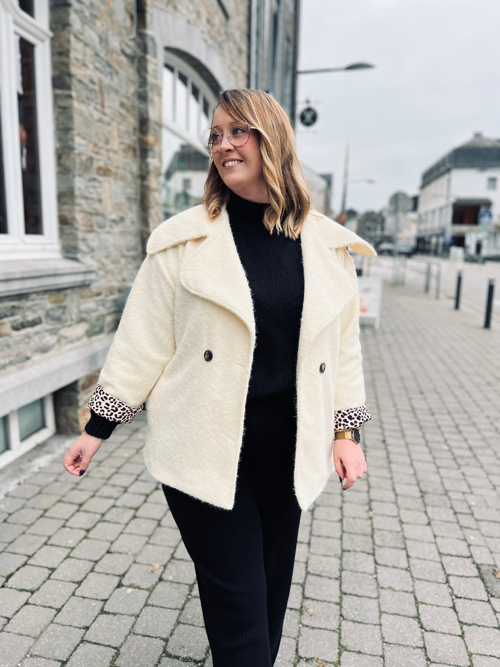 Notre manteau BRUME écru