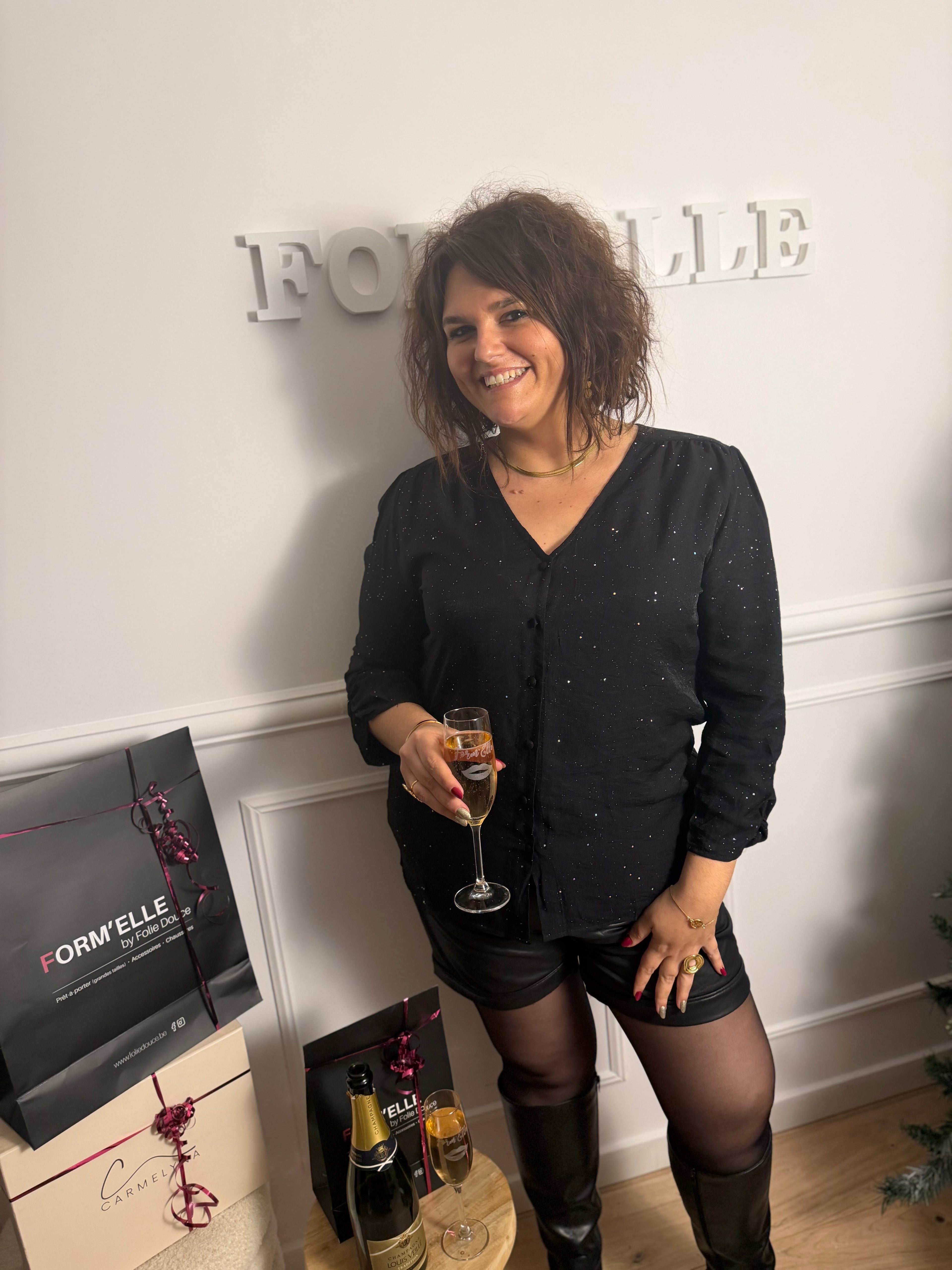 Notre blouse MORGAN noire