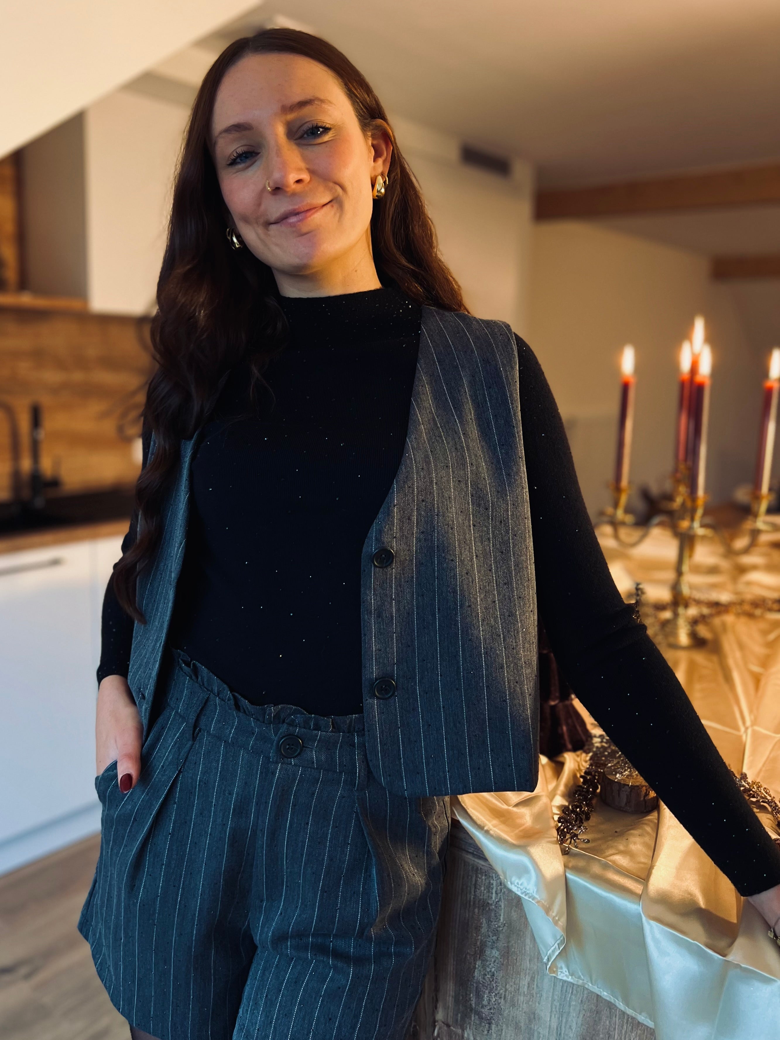 Notre gilet EVA gris