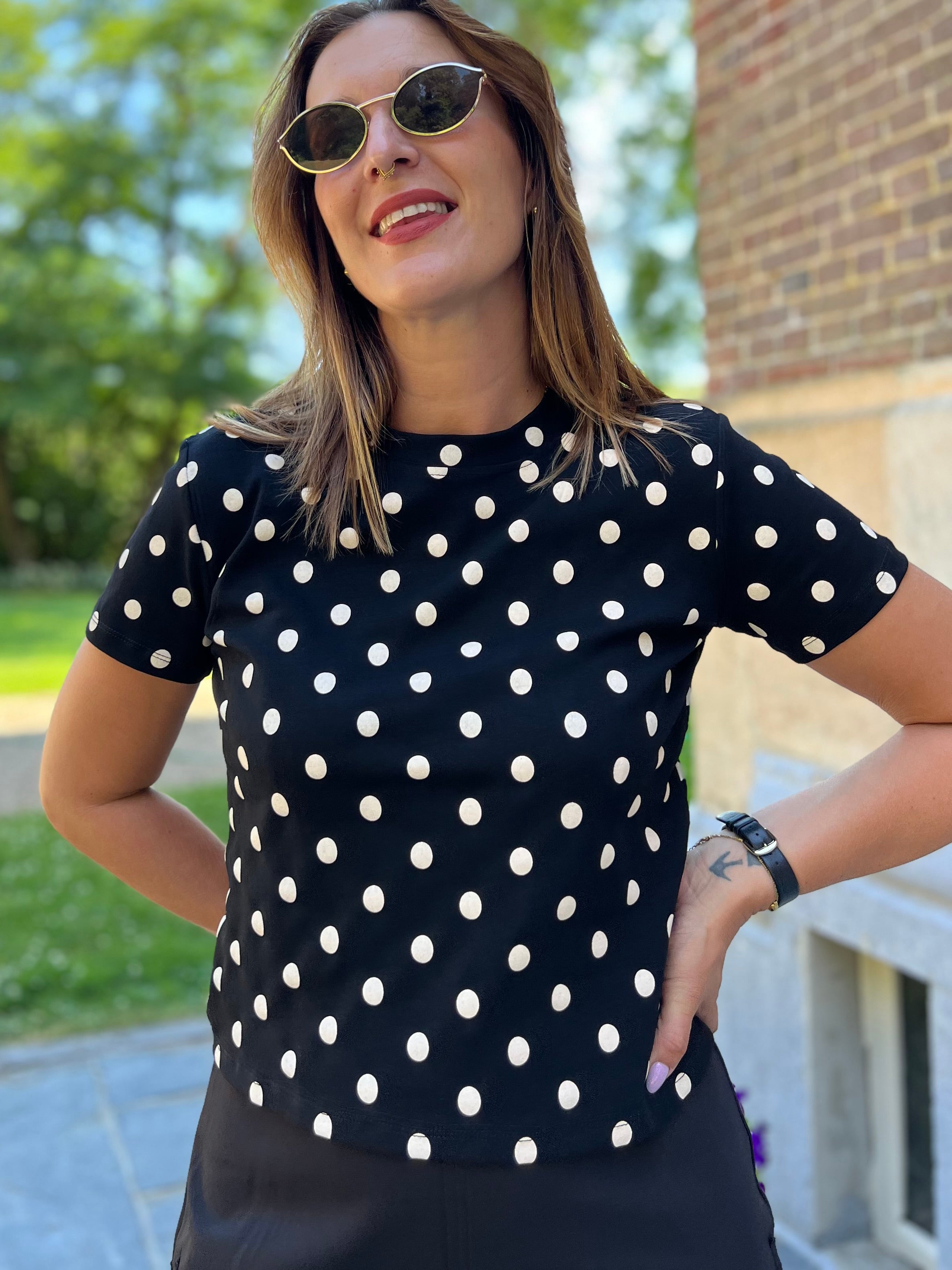 LE T-SHIRT À POIS