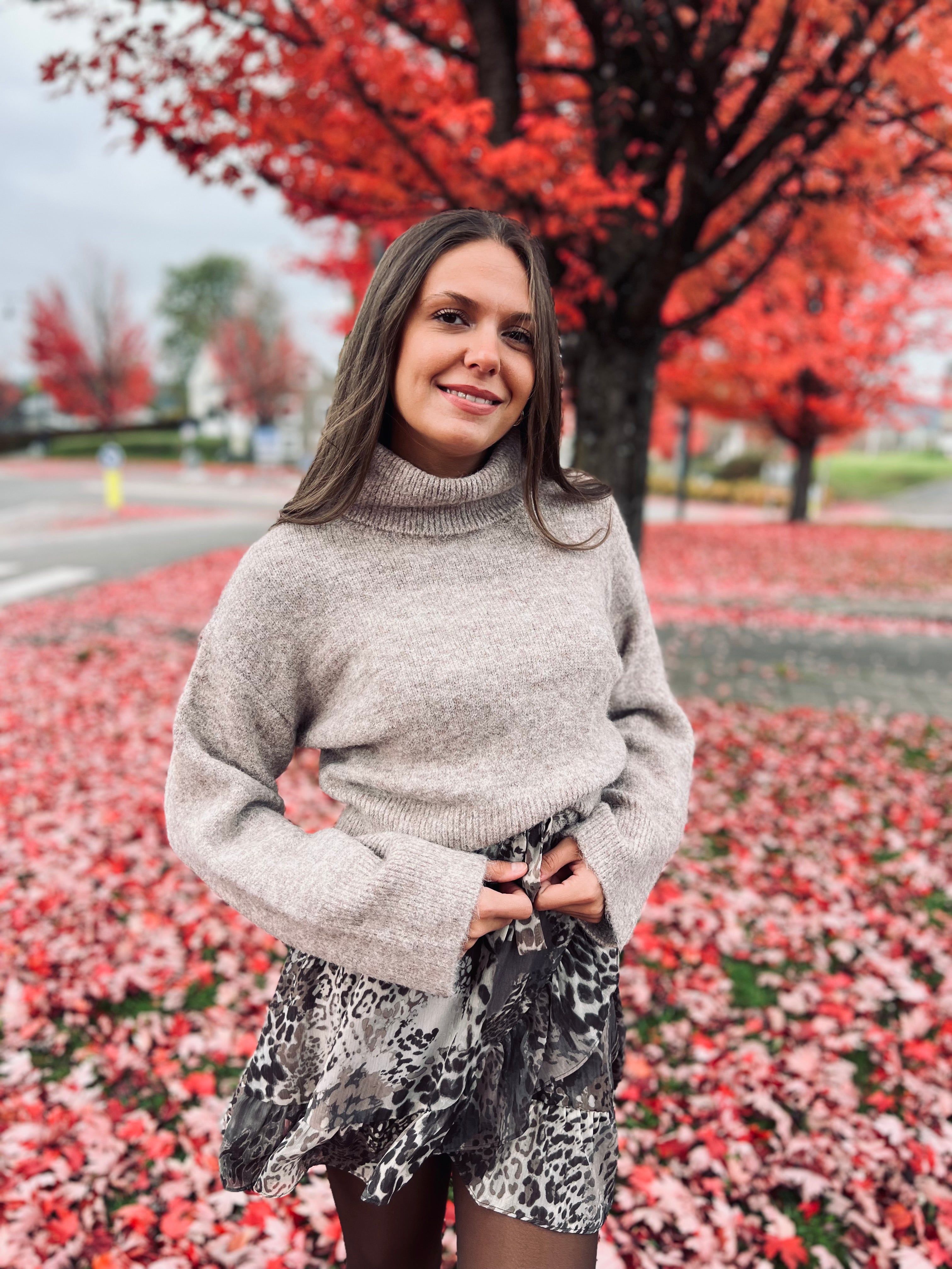 Notre pull tout doux LIVIO cendré