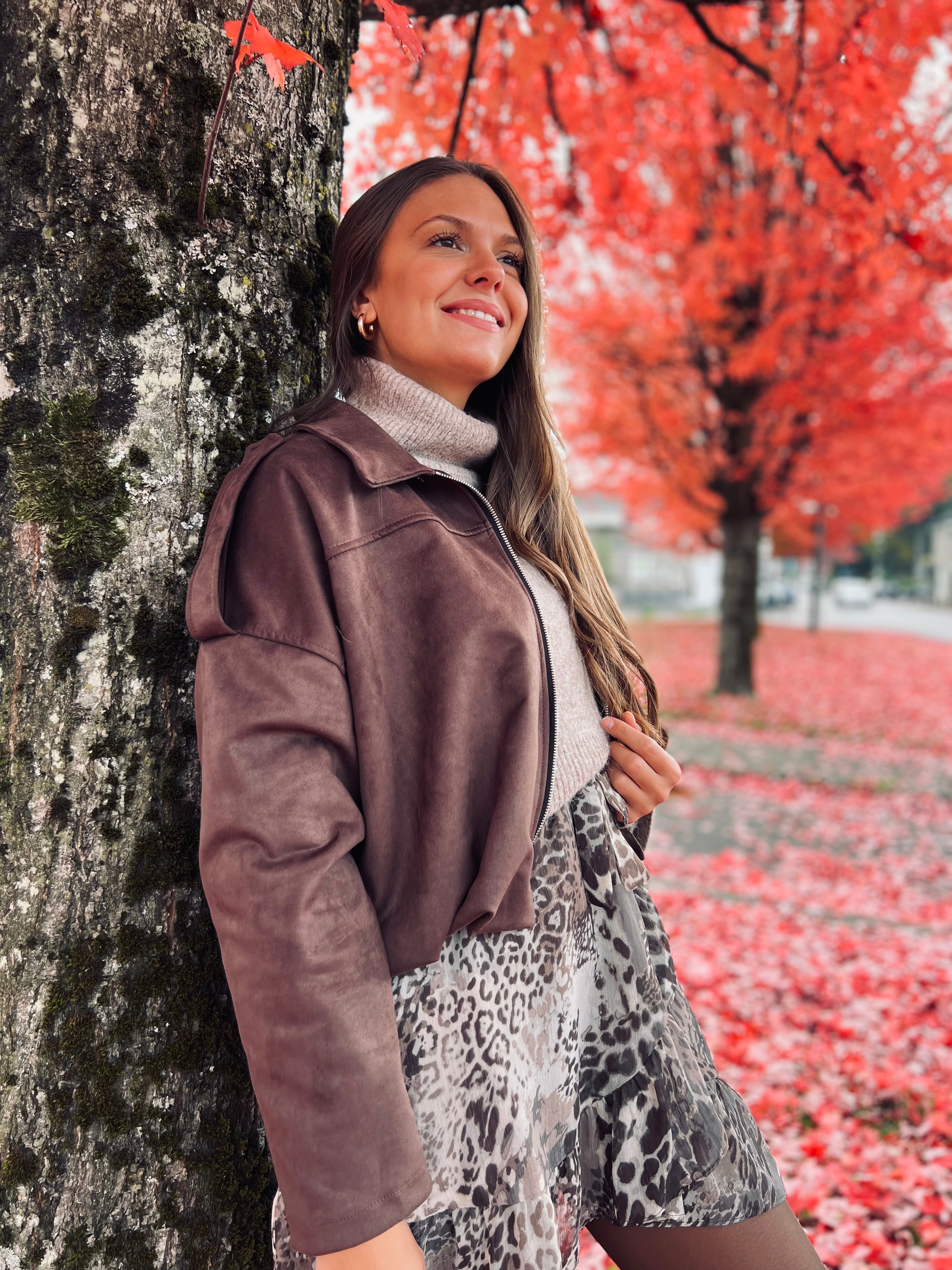 Notre veste HAZEL marron